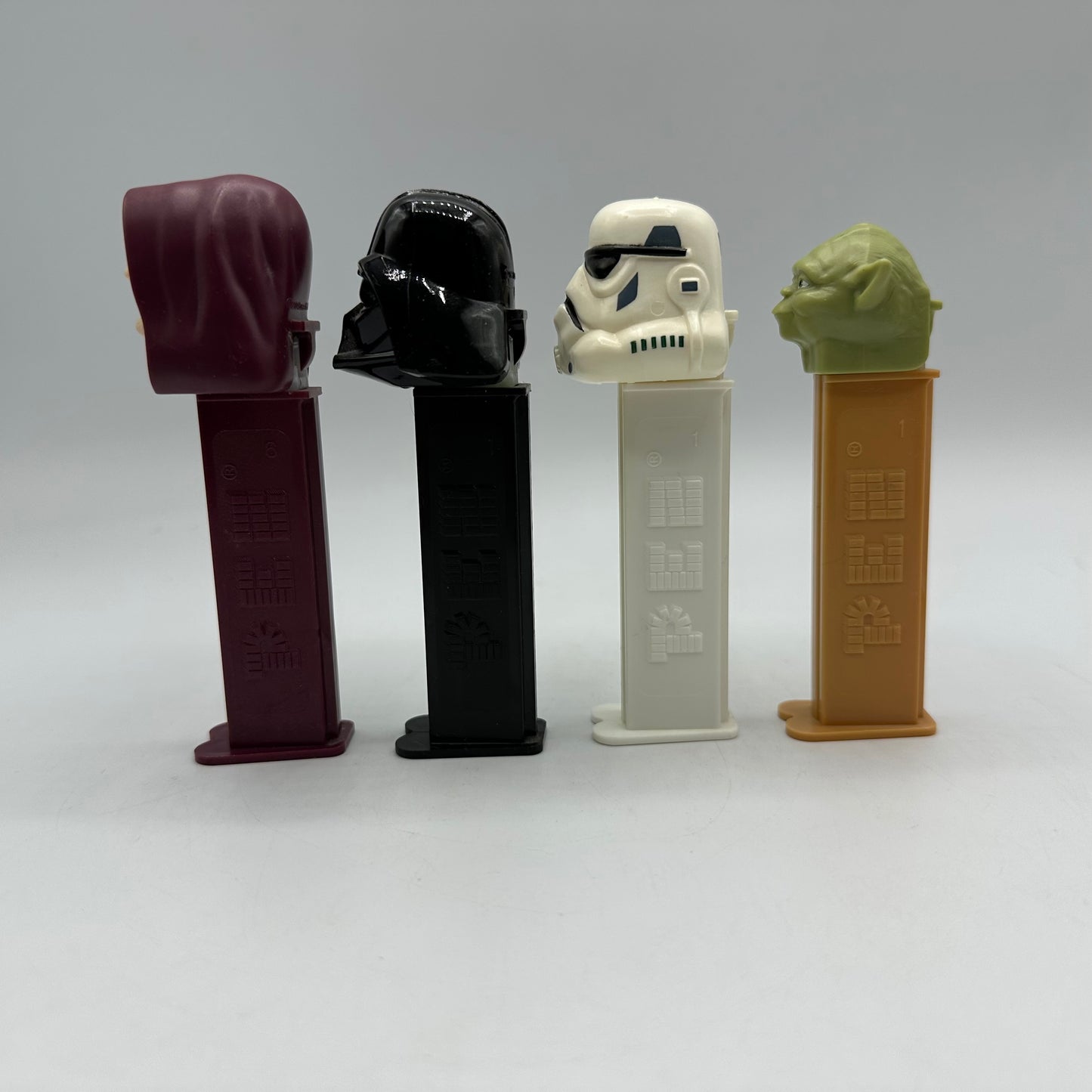 Star Wars Darth Vader, Stormtrooper, Emp. Palpatine & Yoda Pez Dispenser Lot