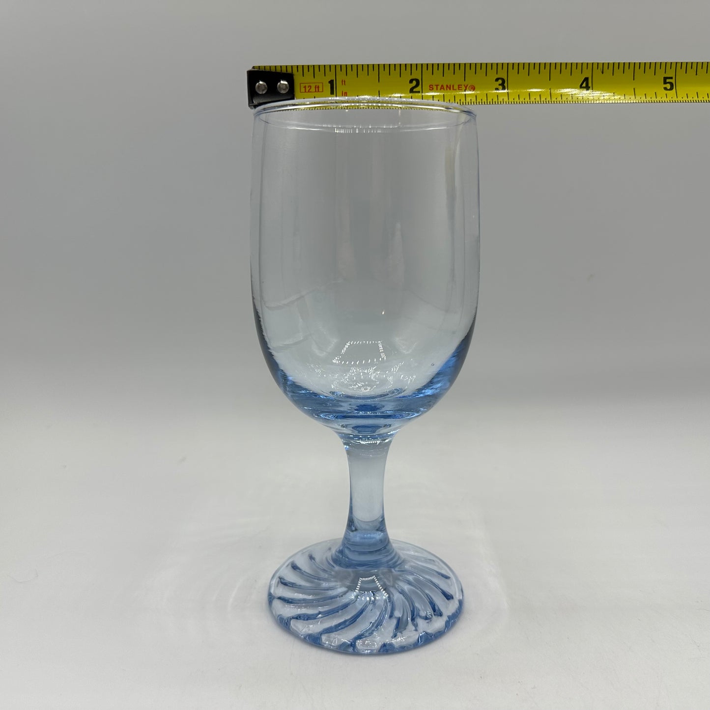 Libbey Misty Blue Swirl Sapphire Iced Tea Glasses, Set of 4