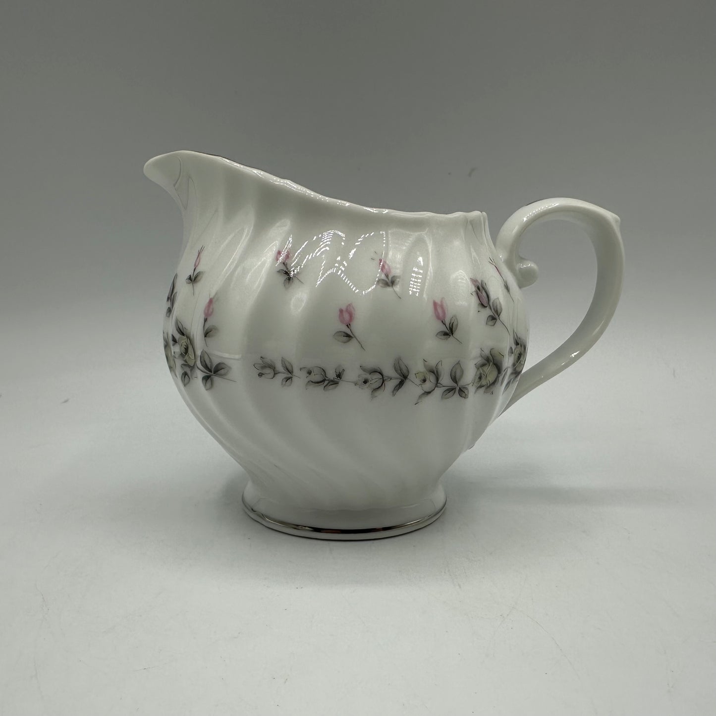 Style House Picardy Platinum Sugar Bowl and Creamer