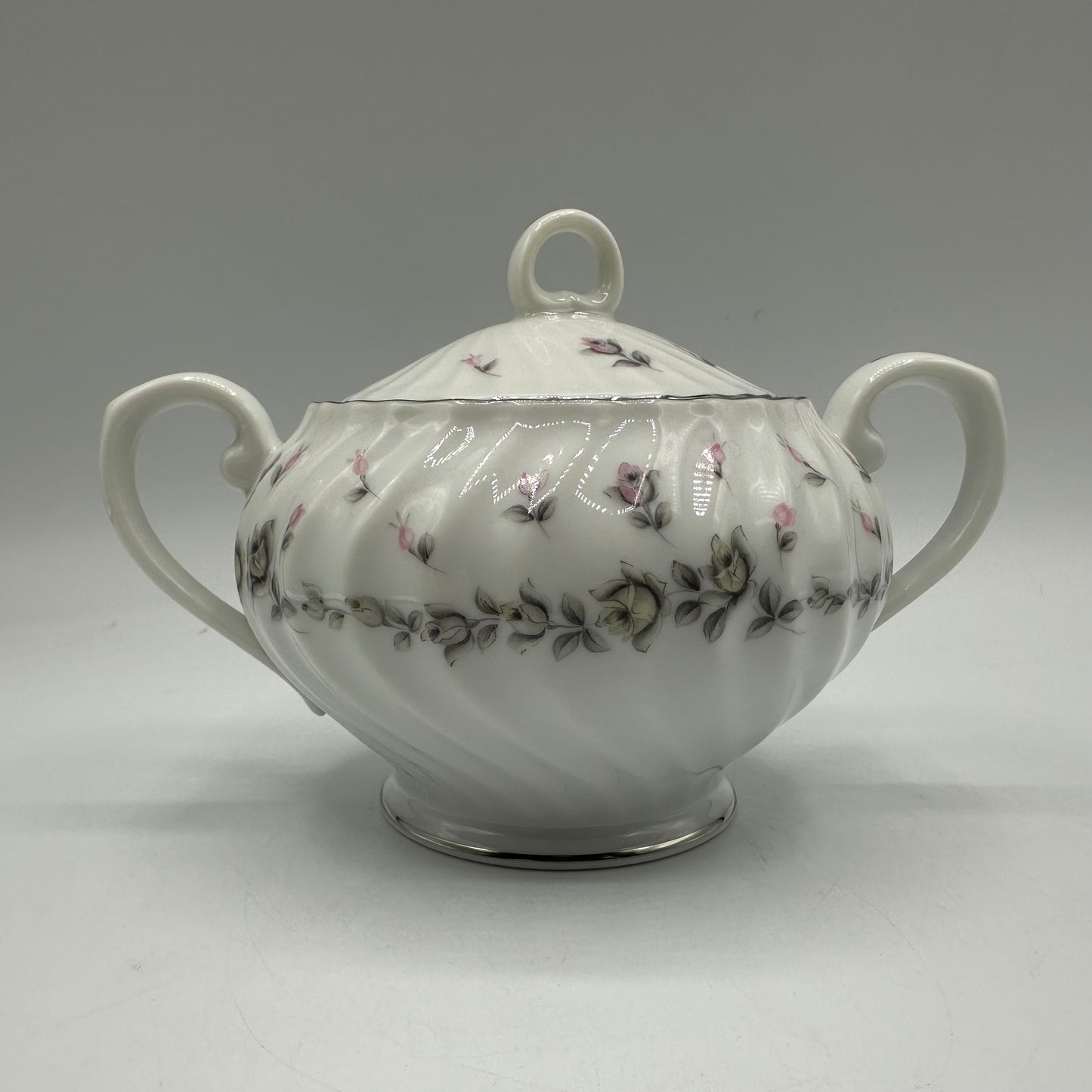 Style House Picardy Platinum Sugar Bowl and Creamer
