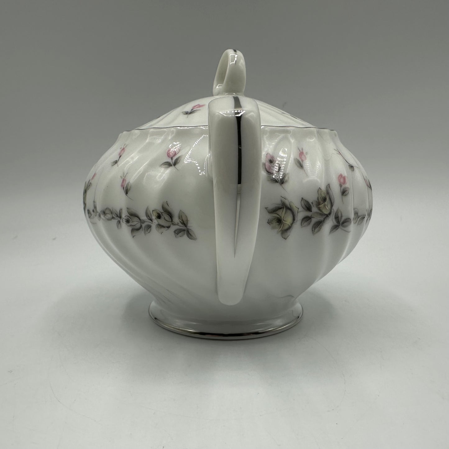 Style House Picardy Platinum Sugar Bowl and Creamer
