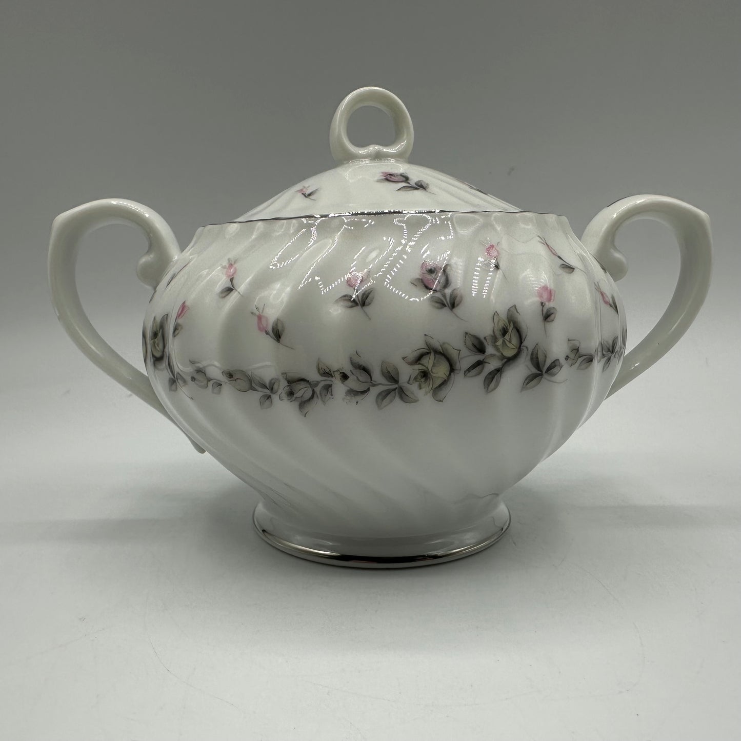 Style House Picardy Platinum Sugar Bowl and Creamer