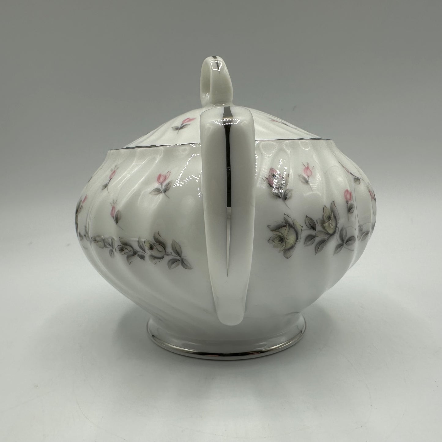 Style House Picardy Platinum Sugar Bowl and Creamer