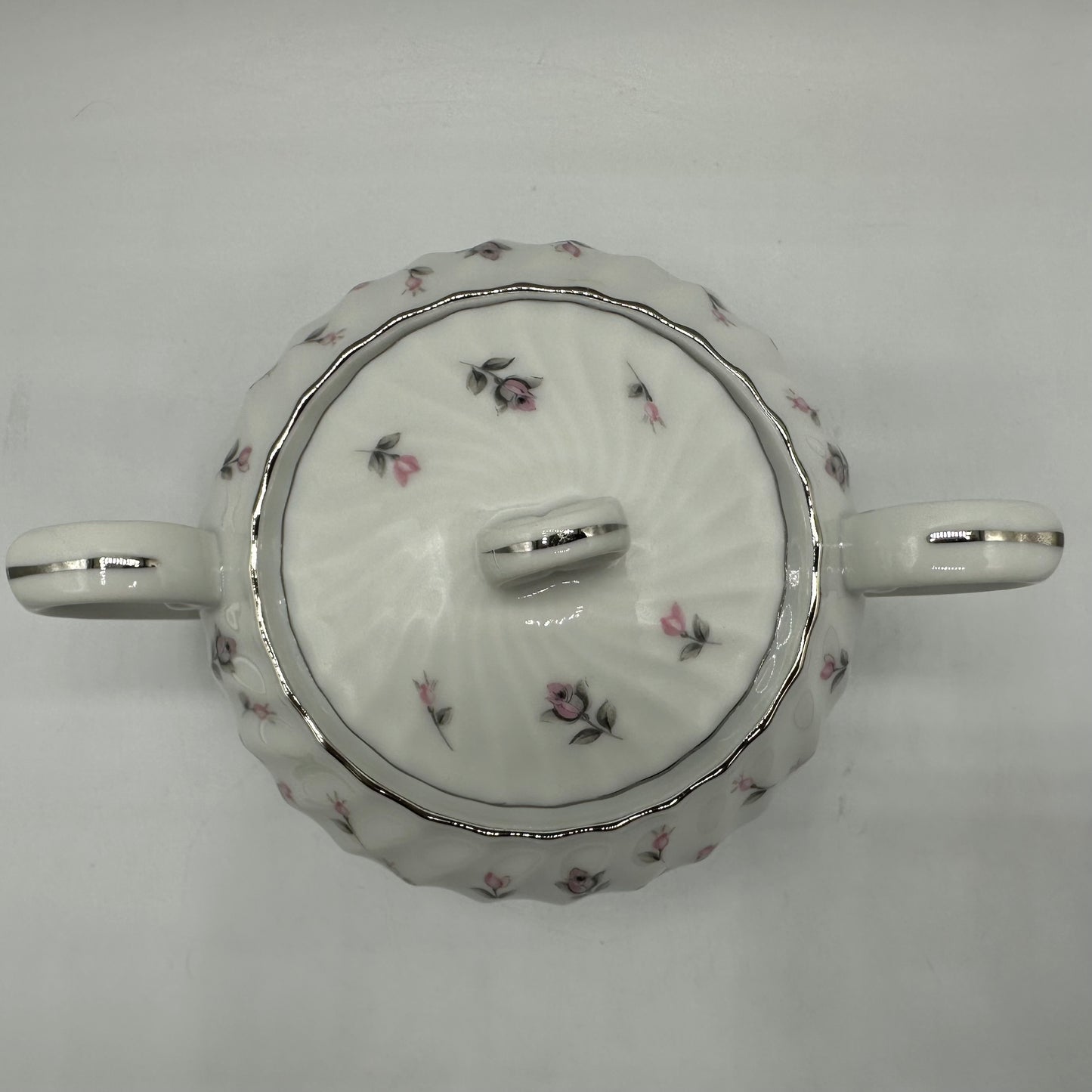 Style House Picardy Platinum Sugar Bowl and Creamer
