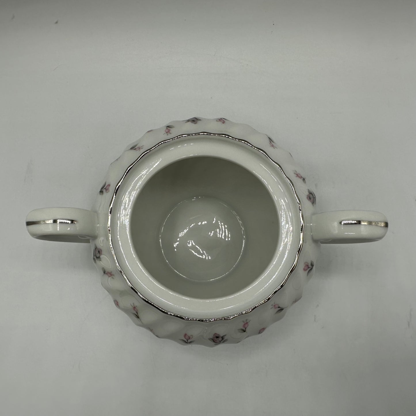Style House Picardy Platinum Sugar Bowl and Creamer