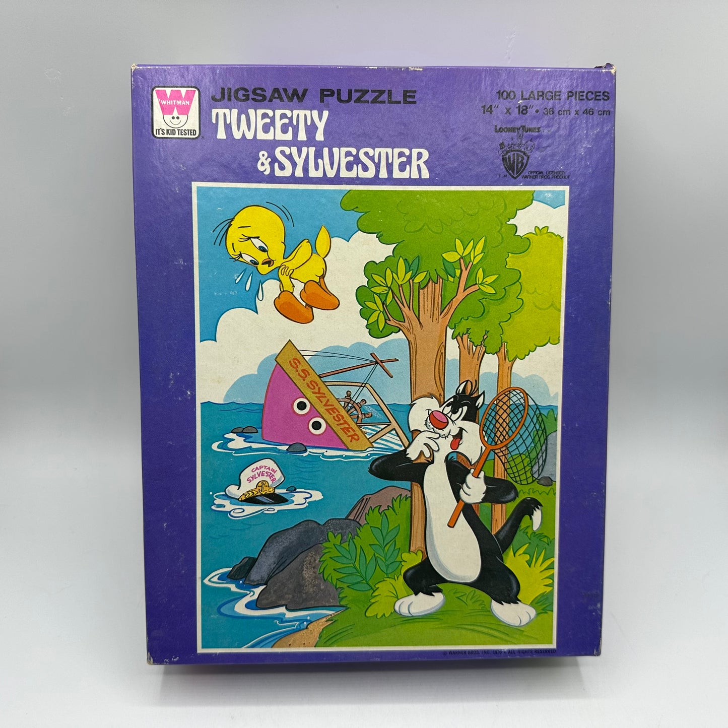 Tweety and Sylvester 100 Piece Puzzle Whitman