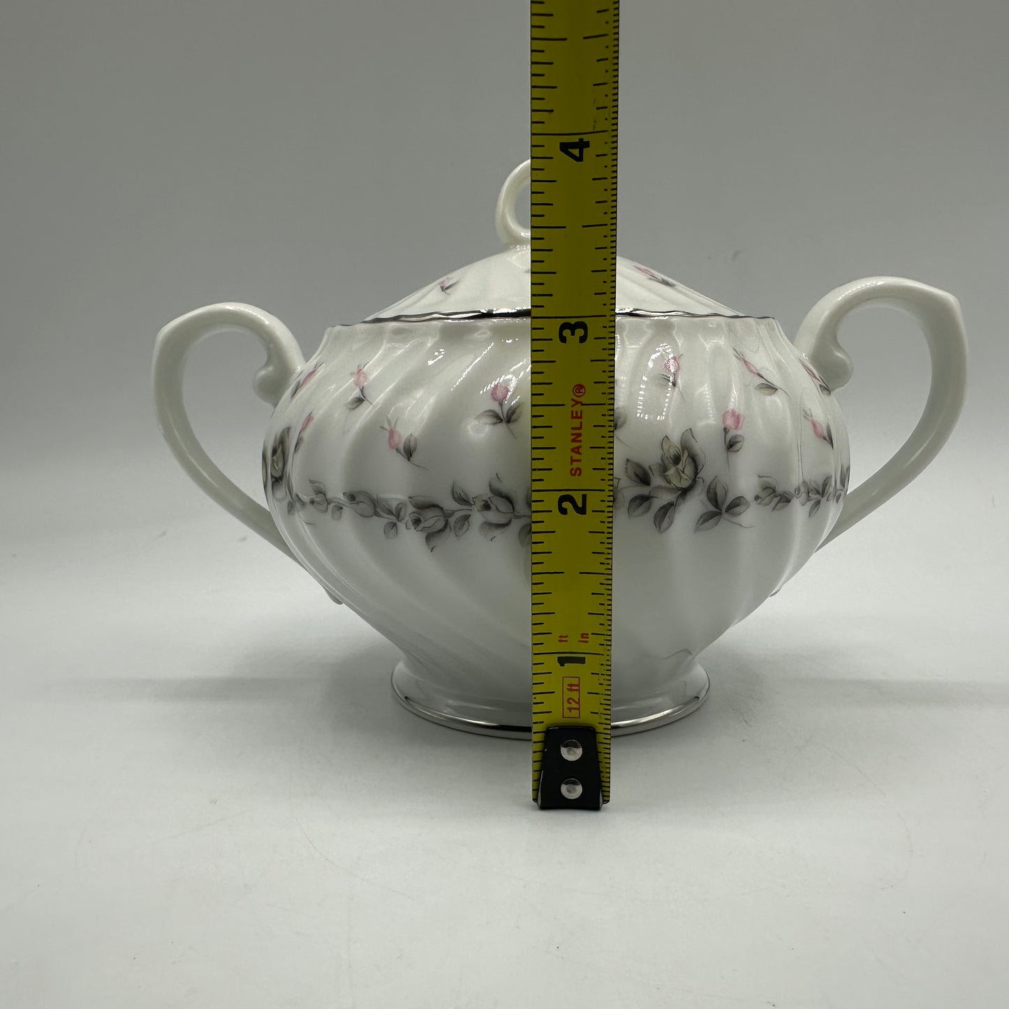 Style House Picardy Platinum Sugar Bowl and Creamer