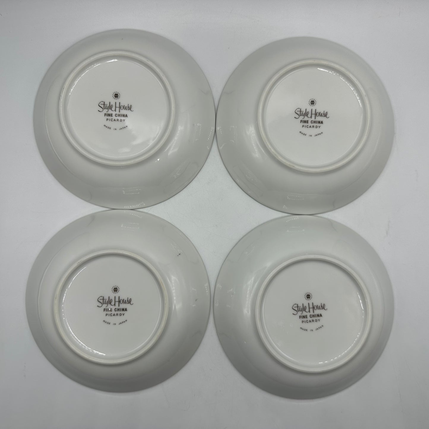 Style House Picardy Platinum Berry Bowls, Set of 4