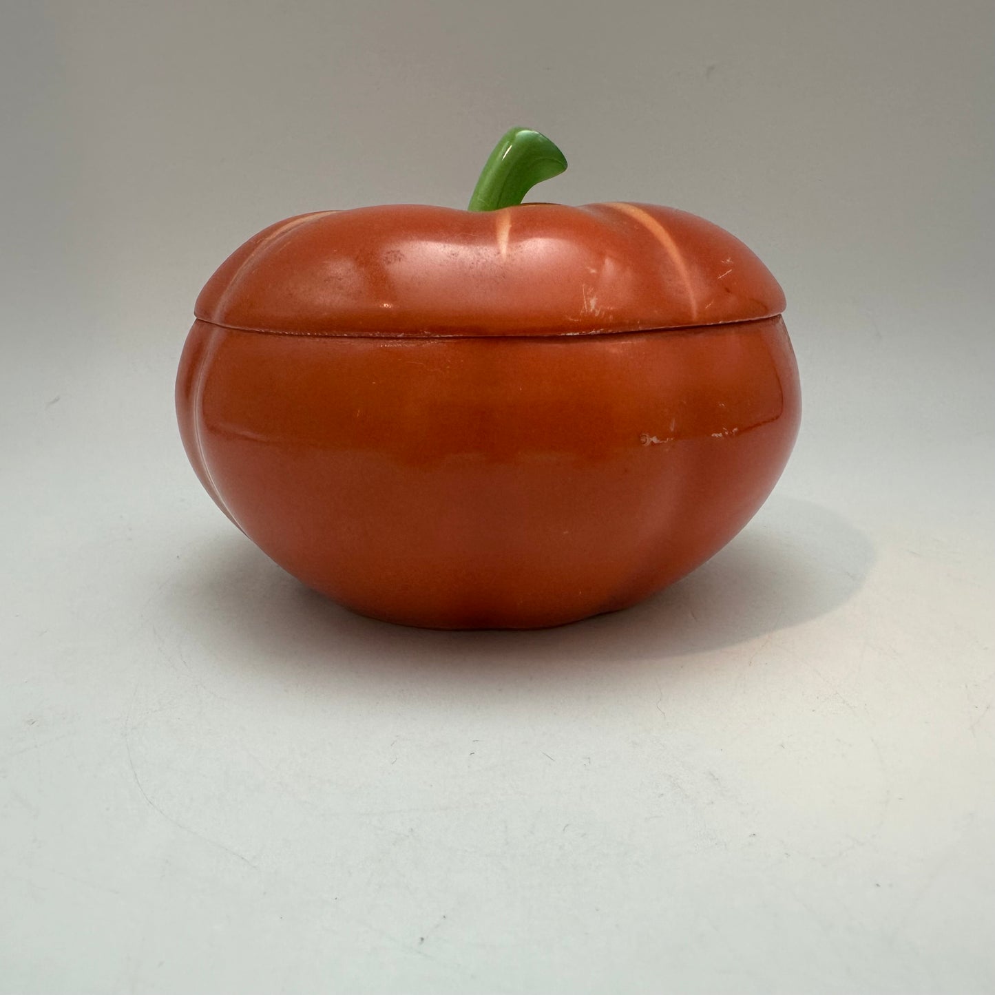 Czechoslovakia Red Tomato Lidded Dish