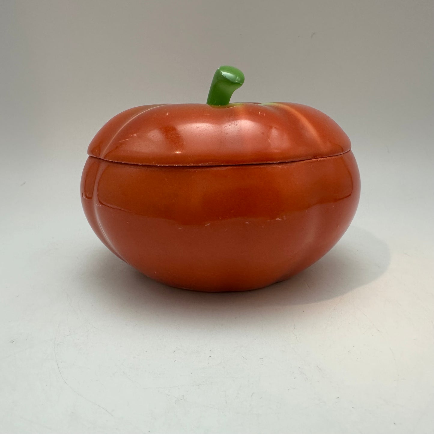 Czechoslovakia Red Tomato Lidded Dish