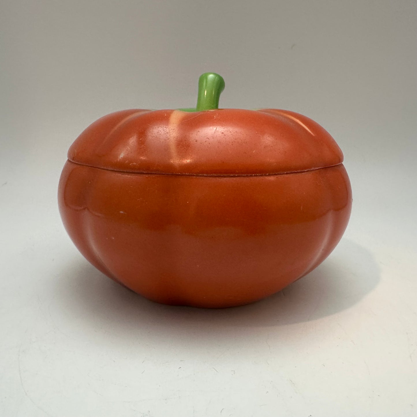 Czechoslovakia Red Tomato Lidded Dish