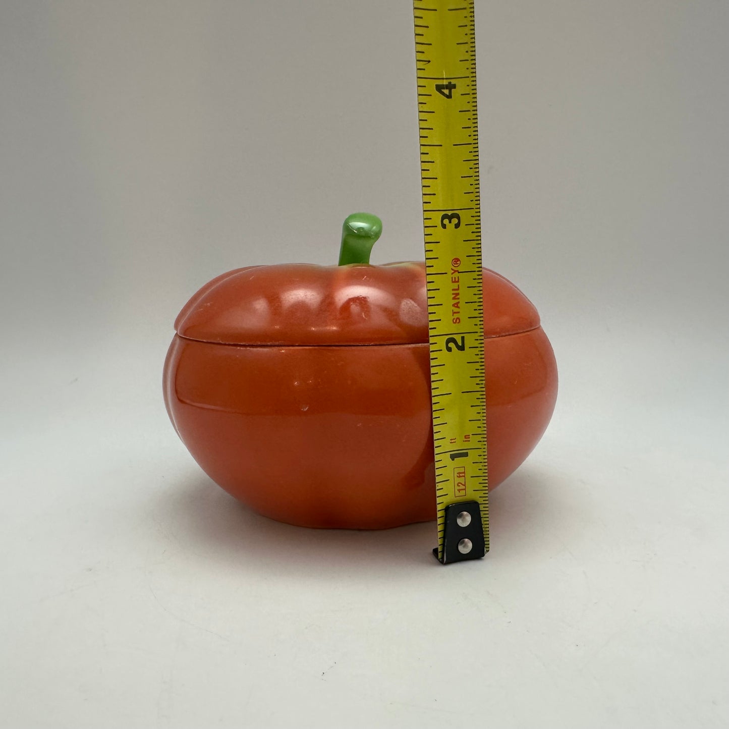 Czechoslovakia Red Tomato Lidded Dish