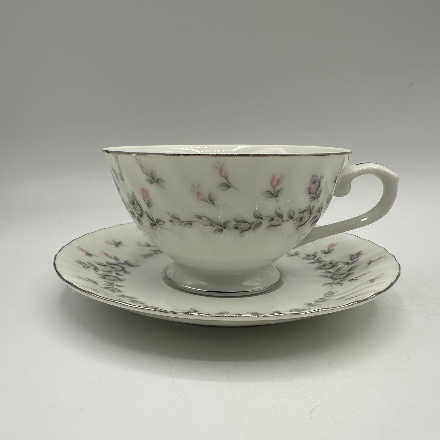 Style House Picardy Platinum Cup and Saucer