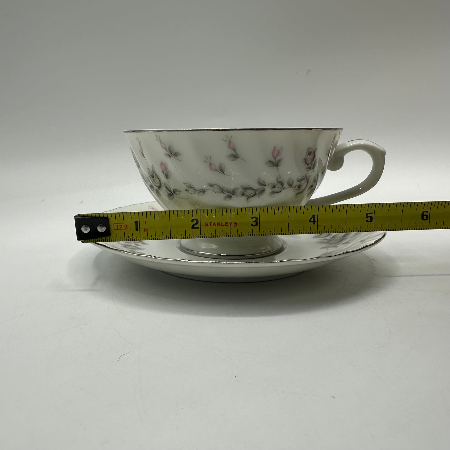 Style House Picardy Platinum Cup and Saucer