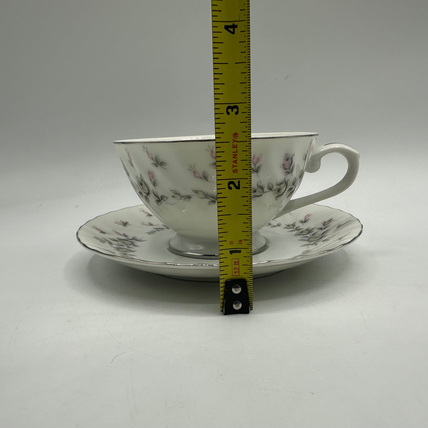 Style House Picardy Platinum Cup and Saucer