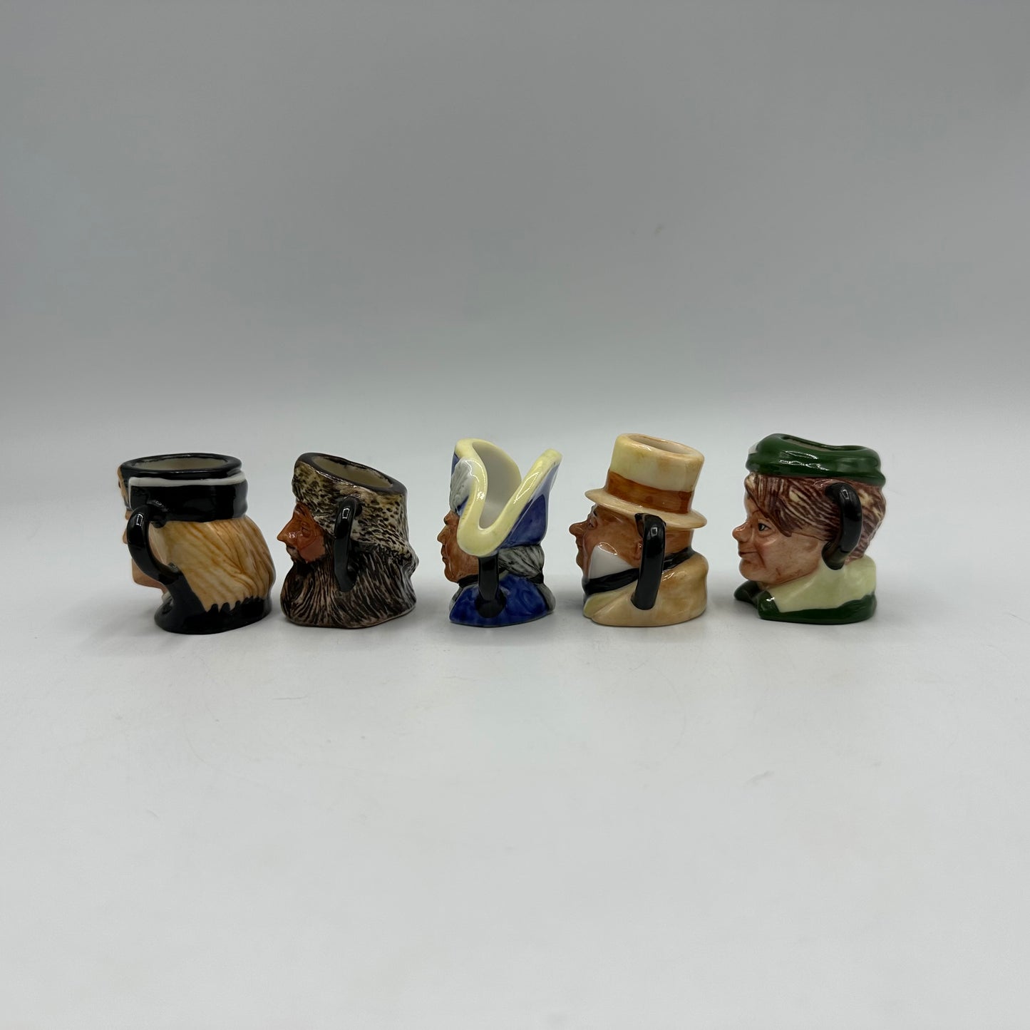 Franklin Porcelain English Heritage Miniature Toby Jug Collection