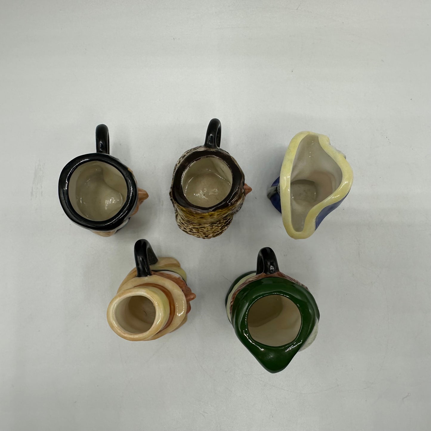 Franklin Porcelain English Heritage Miniature Toby Jug Collection