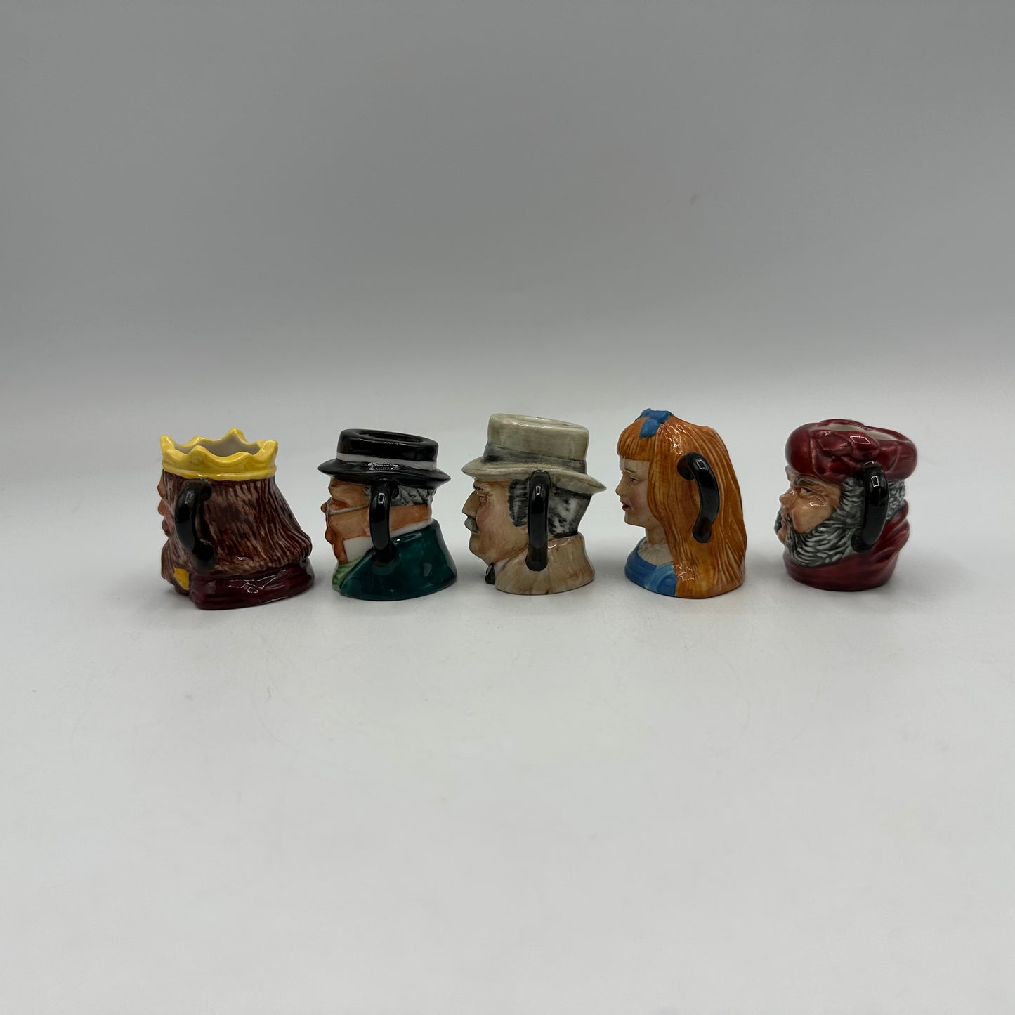 Franklin Porcelain English Heritage Miniature Toby Jug Collection