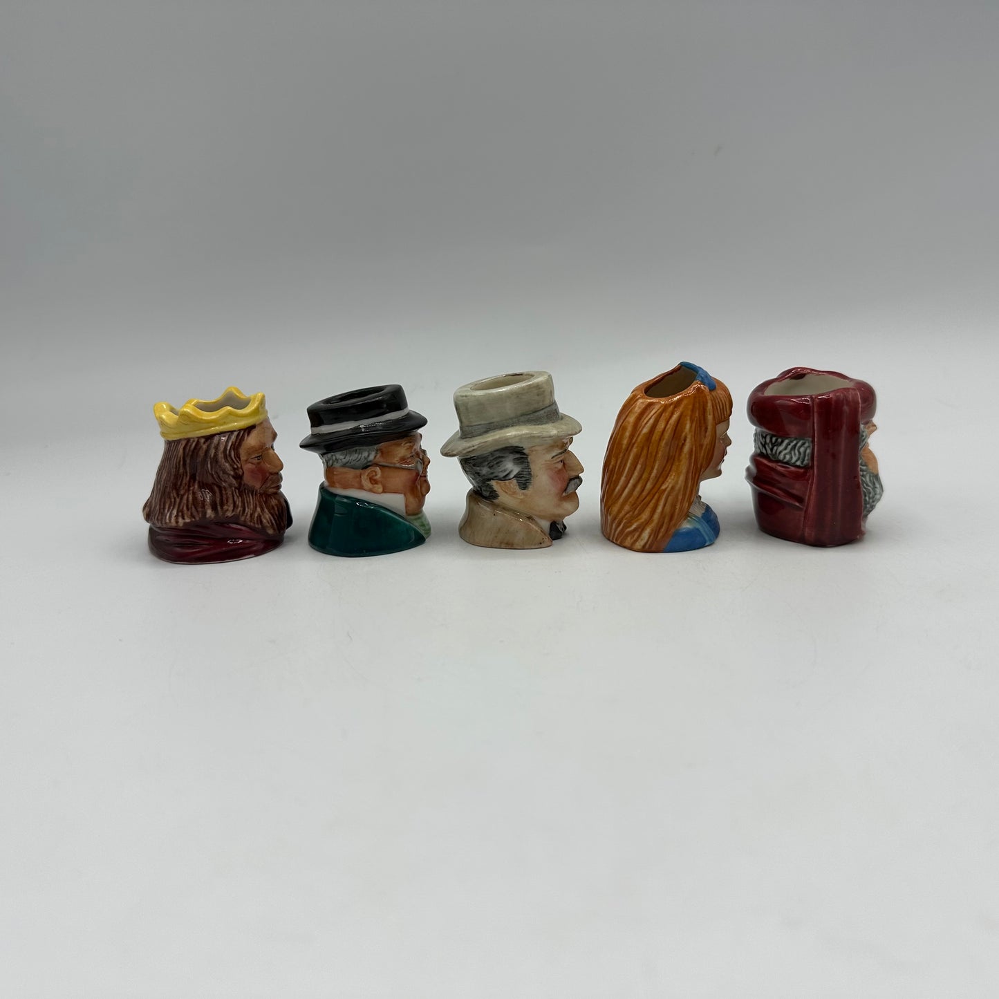 Franklin Porcelain English Heritage Miniature Toby Jug Collection
