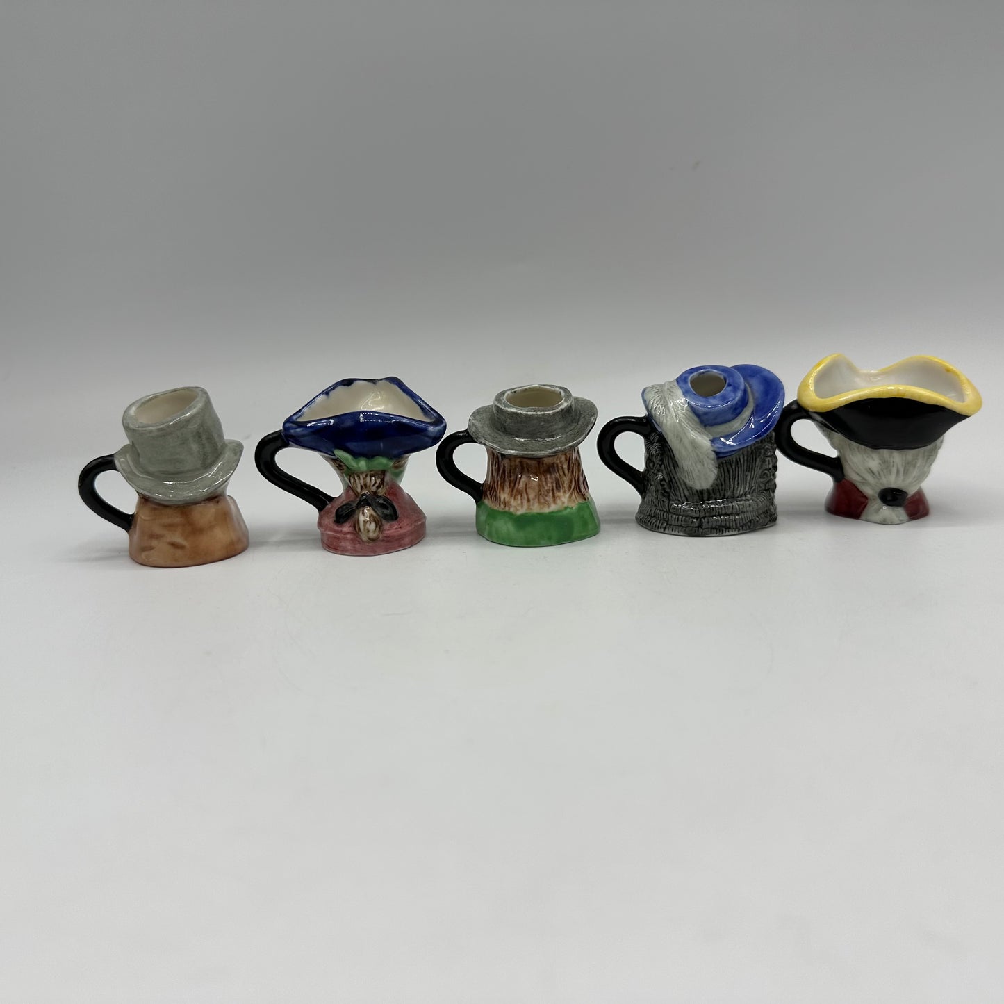 Franklin Porcelain English Heritage Miniature Toby Jug Collection