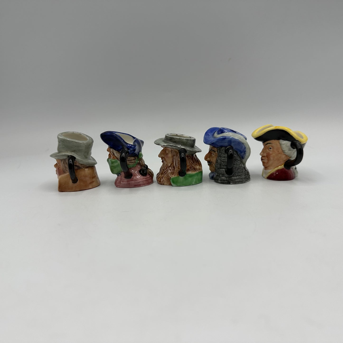 Franklin Porcelain English Heritage Miniature Toby Jug Collection