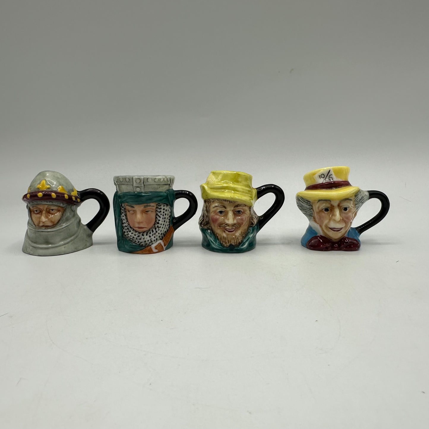 Franklin Porcelain English Heritage Miniature Toby Jug Collection