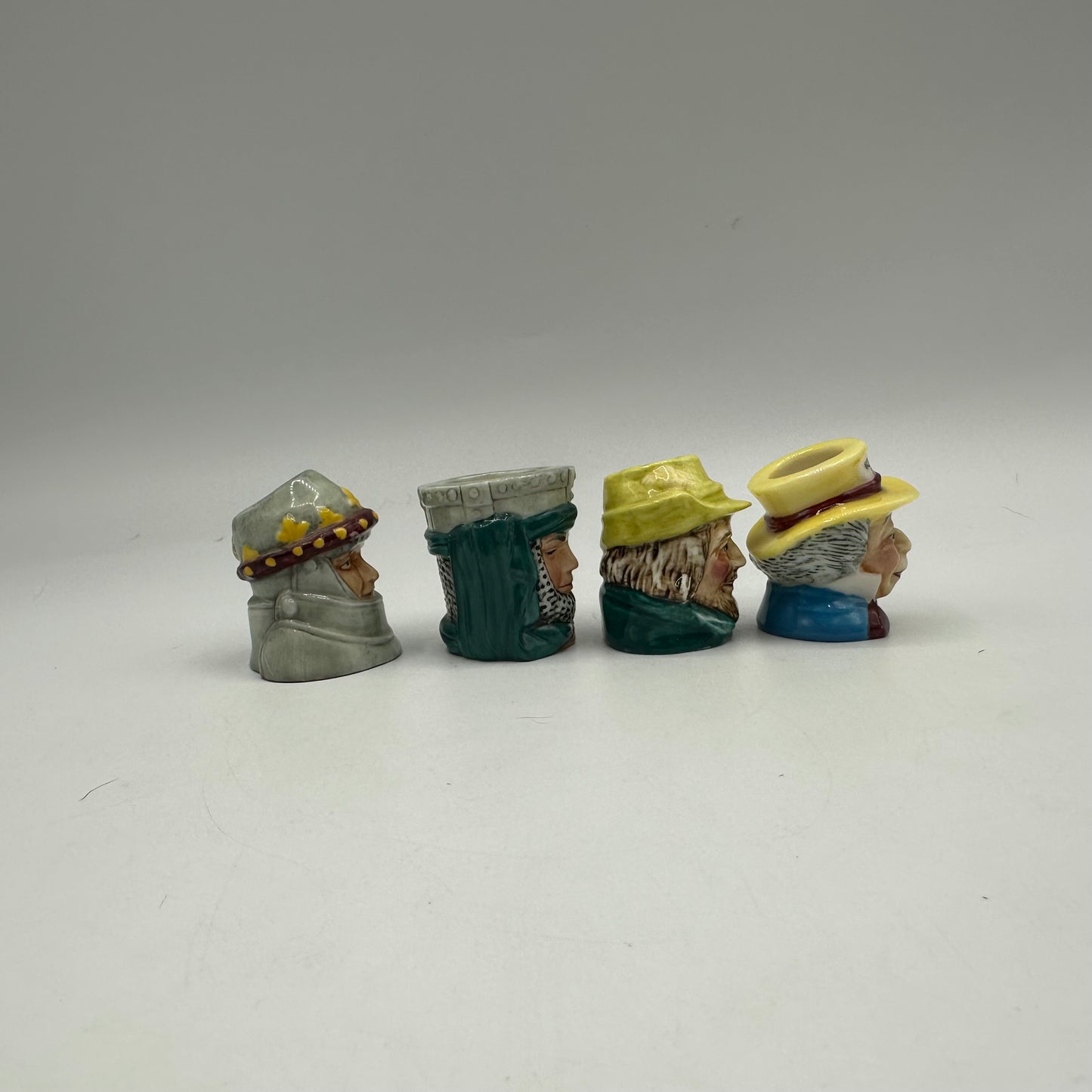 Franklin Porcelain English Heritage Miniature Toby Jug Collection