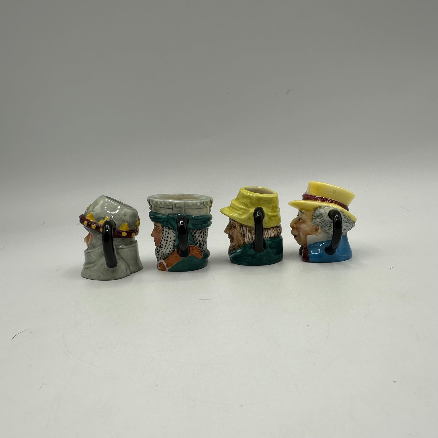 Franklin Porcelain English Heritage Miniature Toby Jug Collection