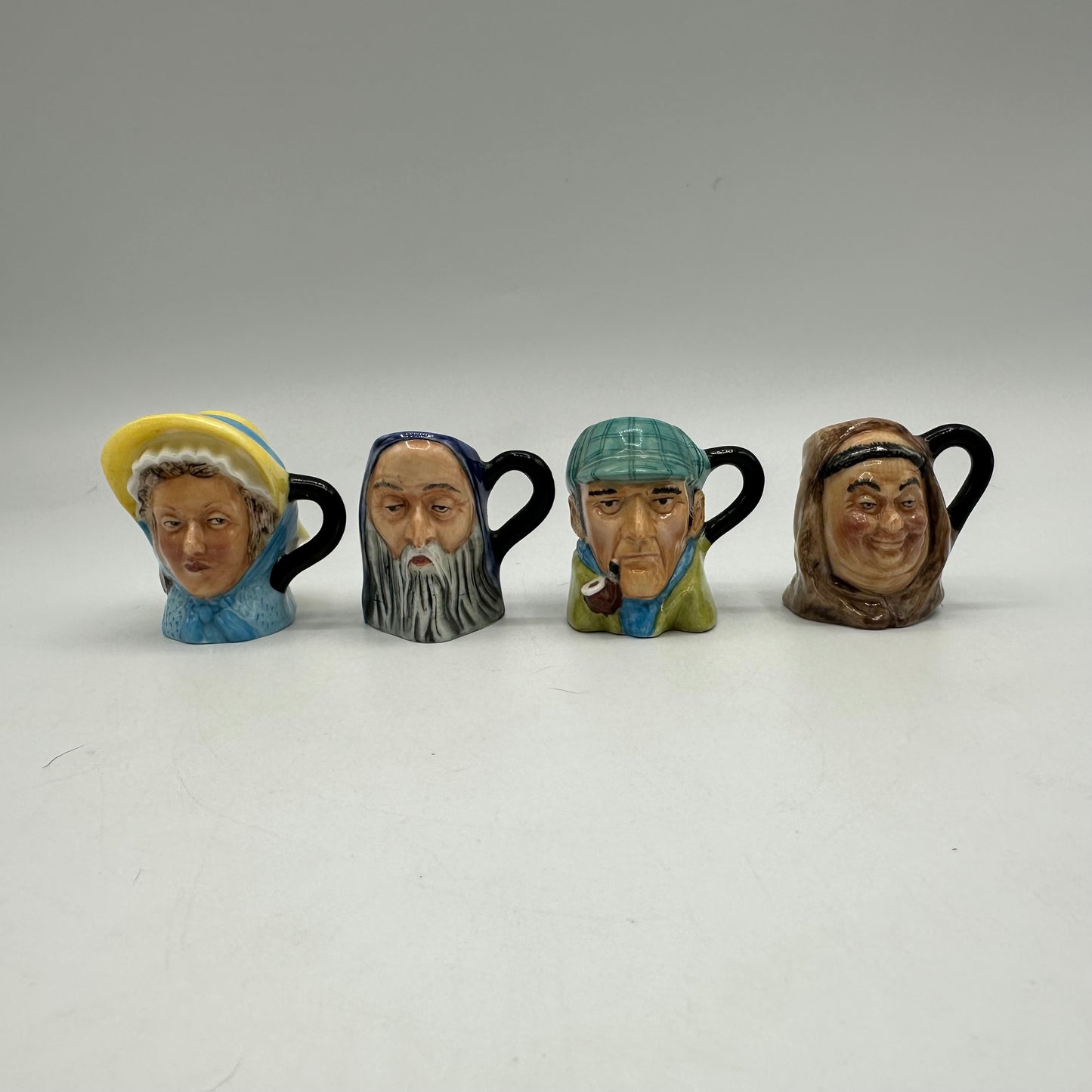 Franklin Porcelain English Heritage Miniature Toby Jug Collection