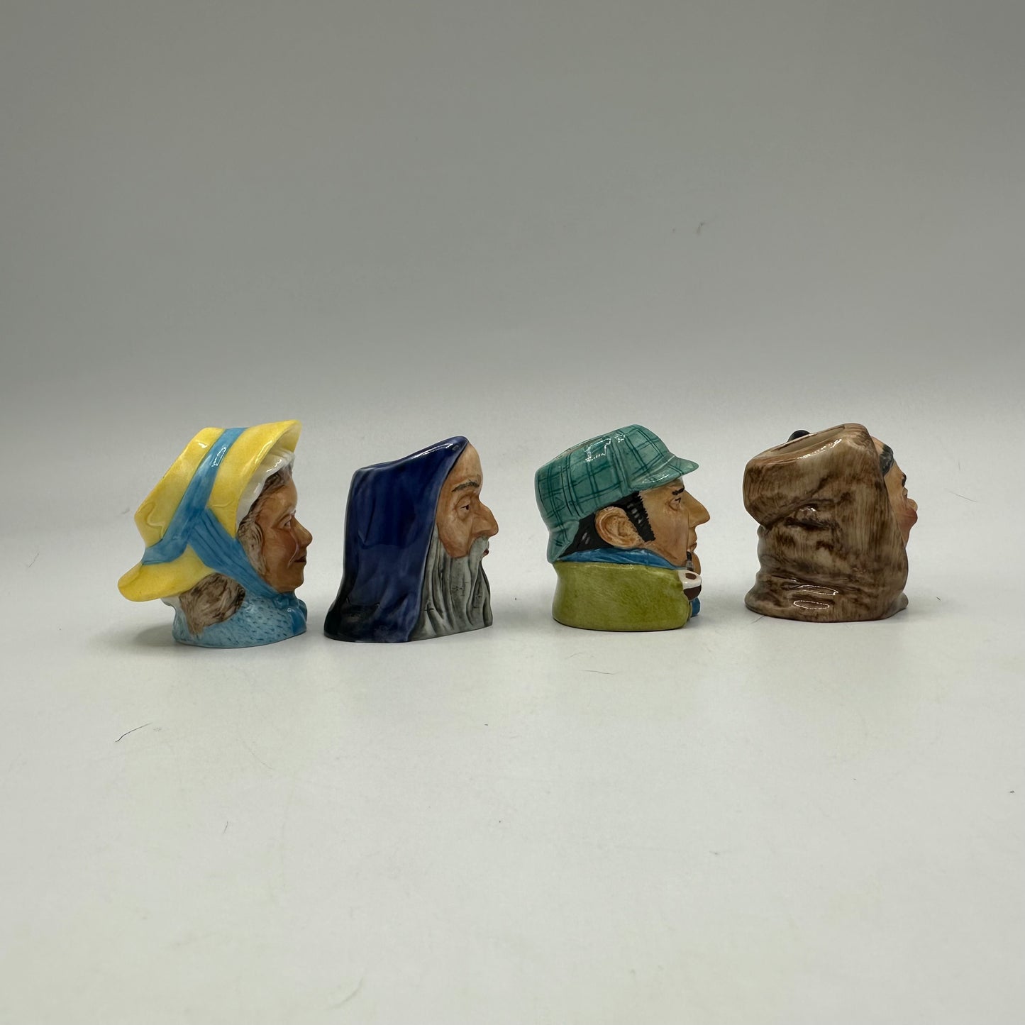 Franklin Porcelain English Heritage Miniature Toby Jug Collection