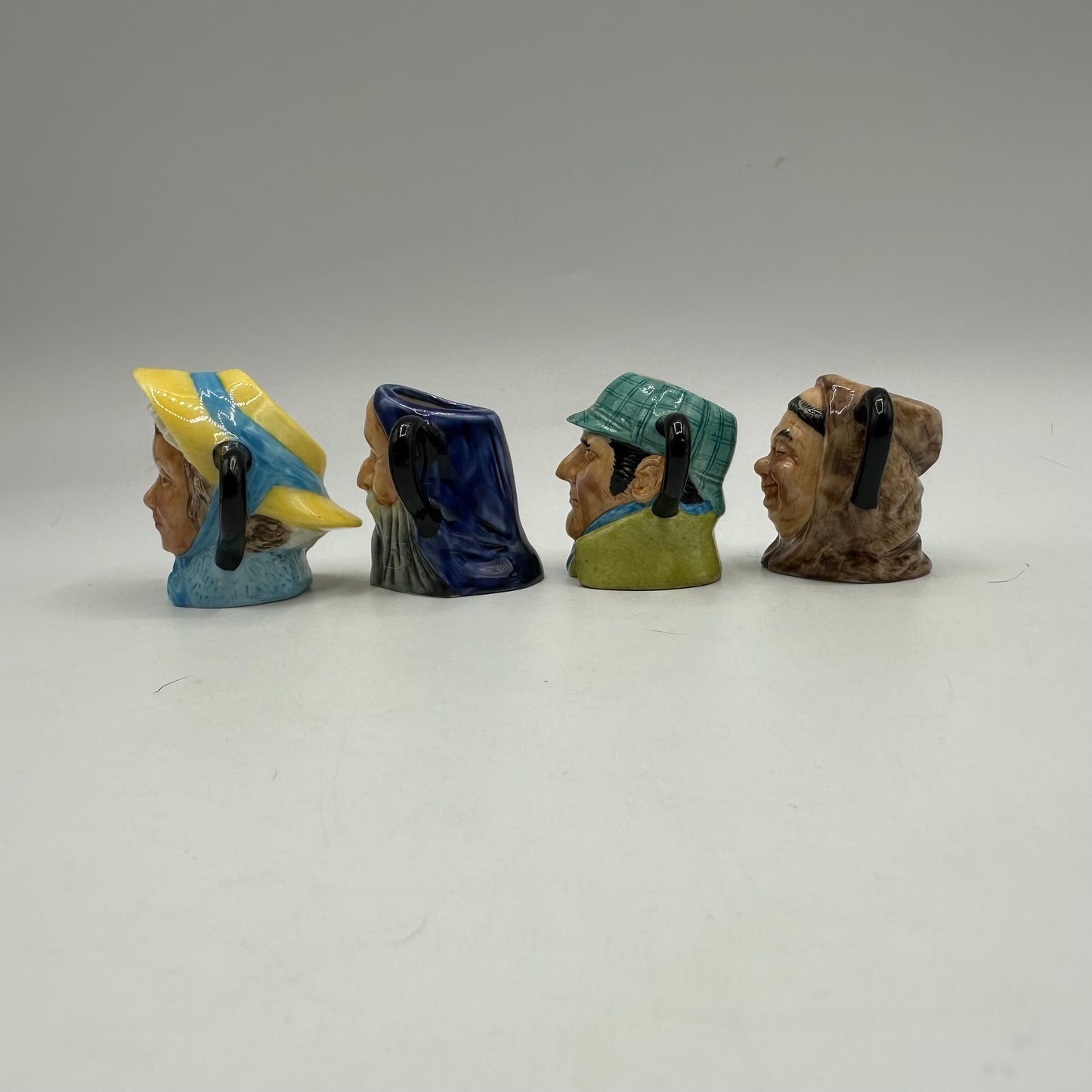 Franklin Porcelain English Heritage Miniature Toby Jug Collection