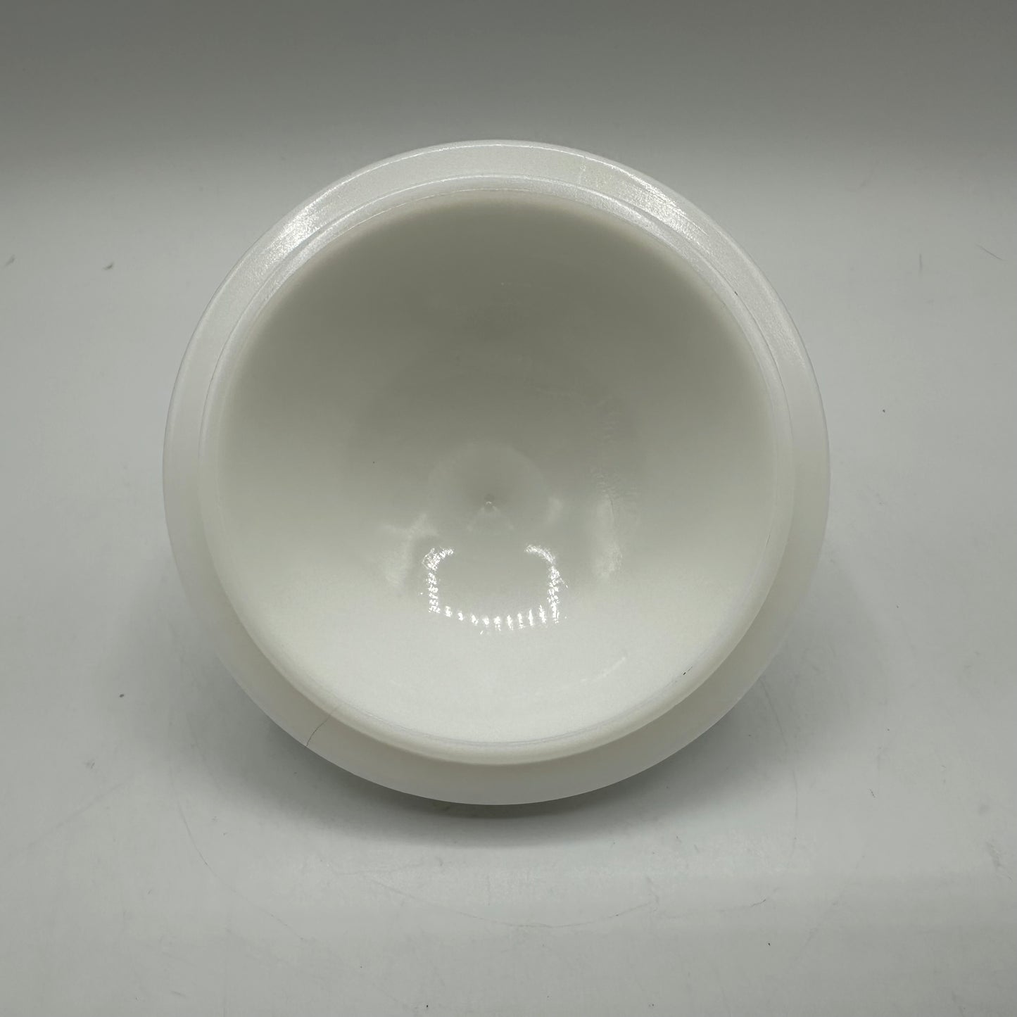 Avon Milk Glass Pedestal Candy Dish With Lid
