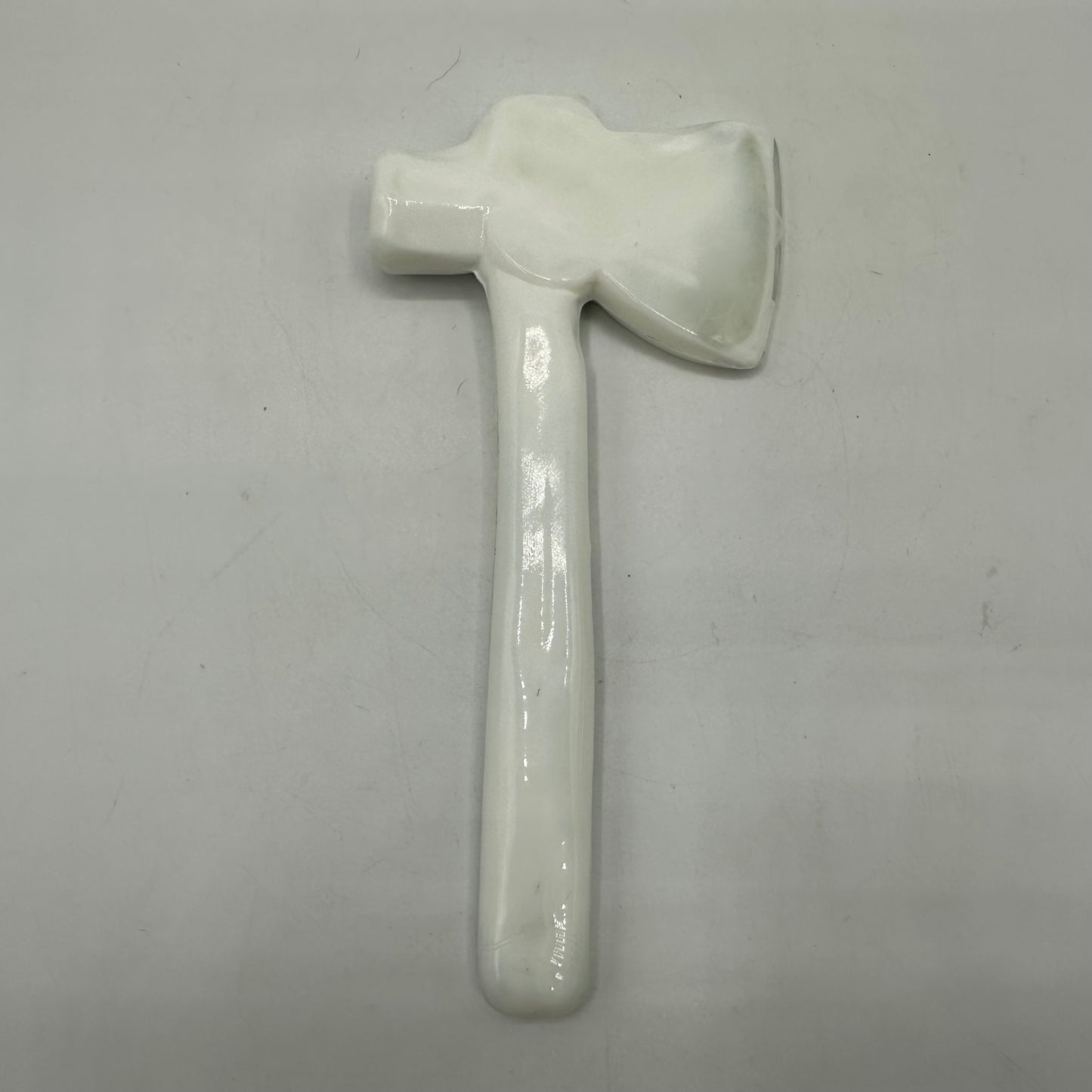 Novelty Milk Glass Axe/Tomahawk