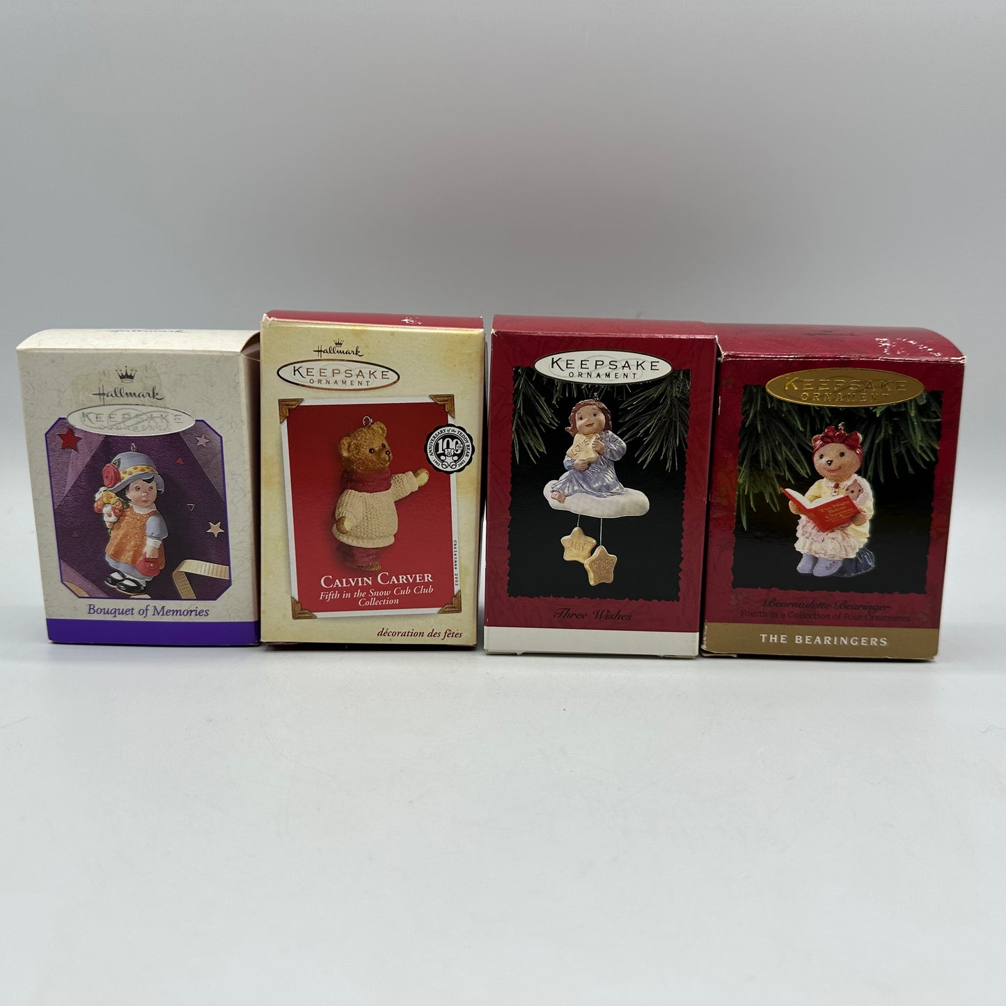 Hallmark Small Ornaments, Mixed Lot of 4