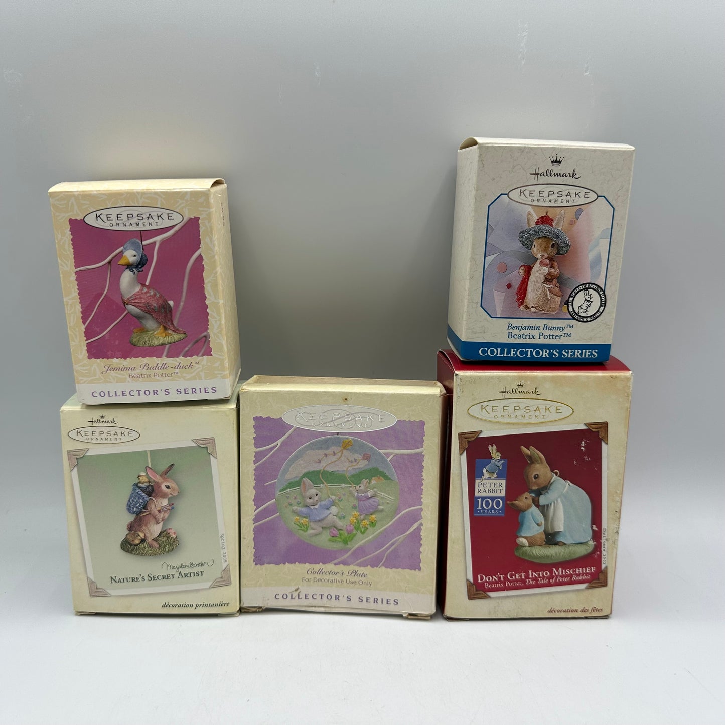 Hallmark Keepsake Small Ornaments, Mixed Lot of 5