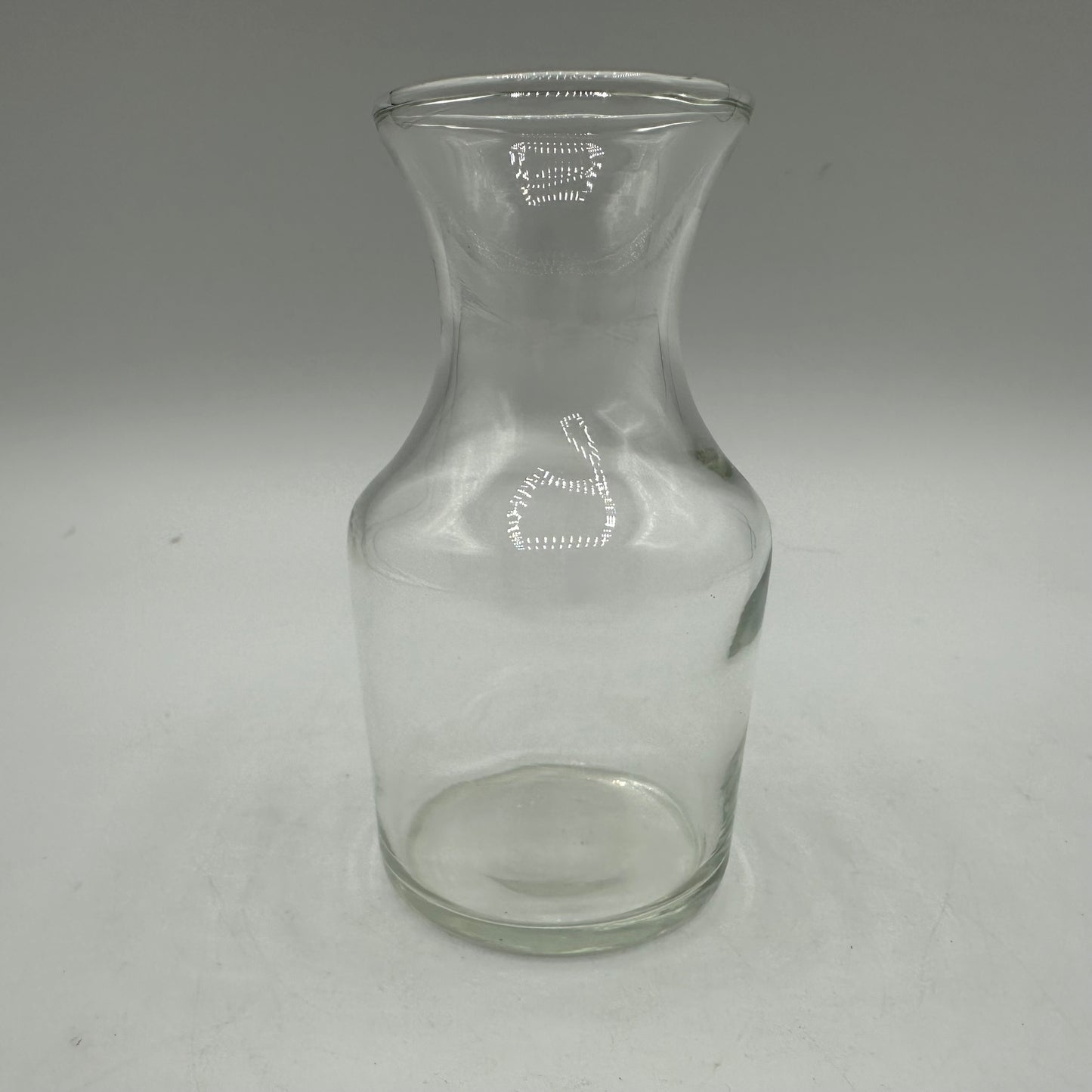 Small Clear Glass Decanters/Vases, 3.75", Set of 3