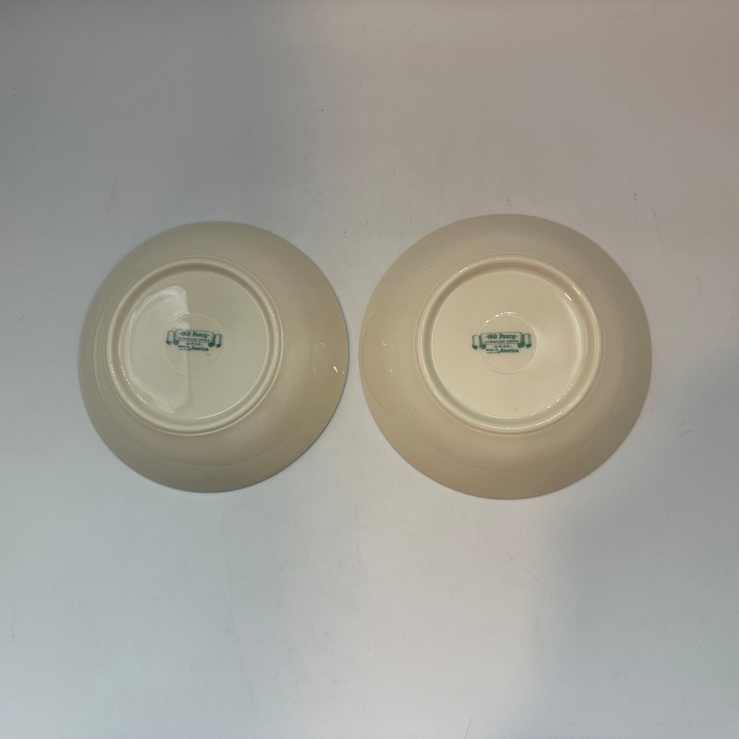 Syracuse China Selma Old Ivory Coupe Soup Bowl, Set of 2