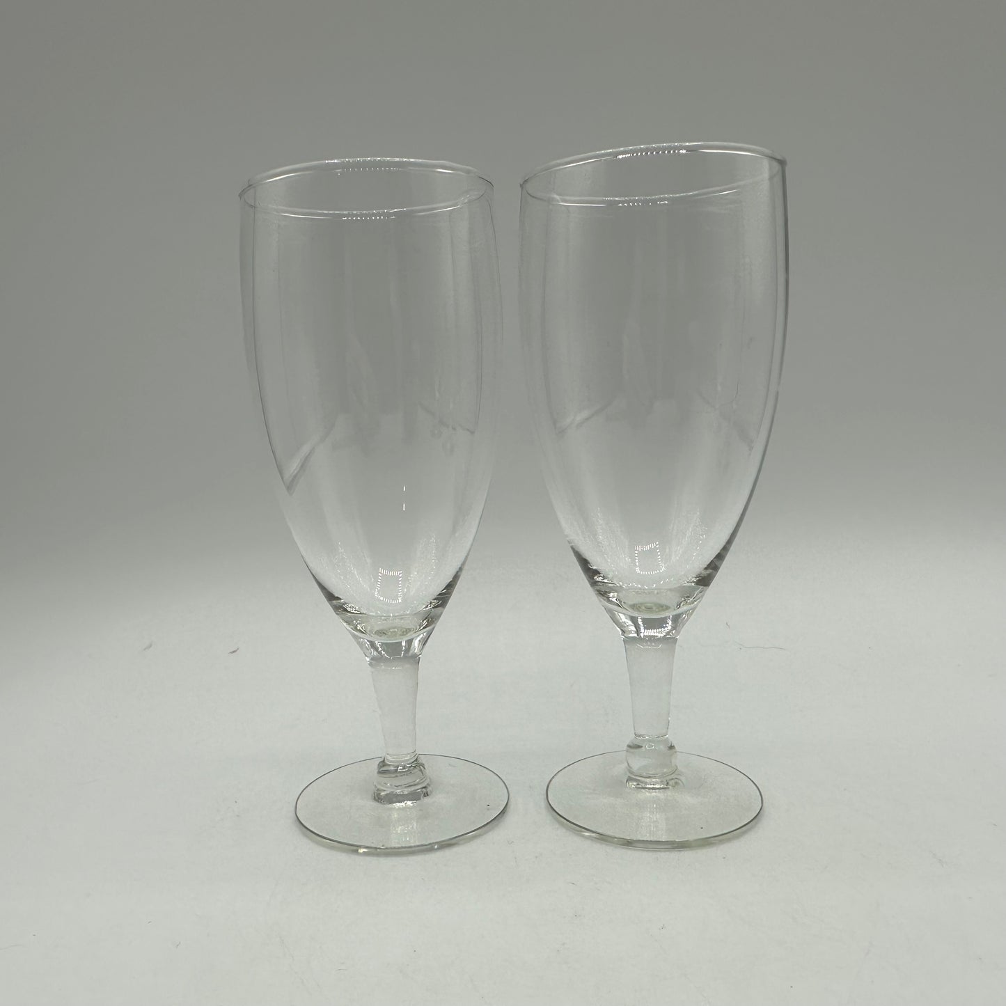 Clear Iced Beverage Glasses, Set of 2