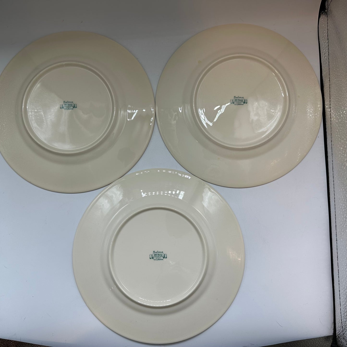 Syracuse China Selma Old Ivory Dinner Plates, Set of 5