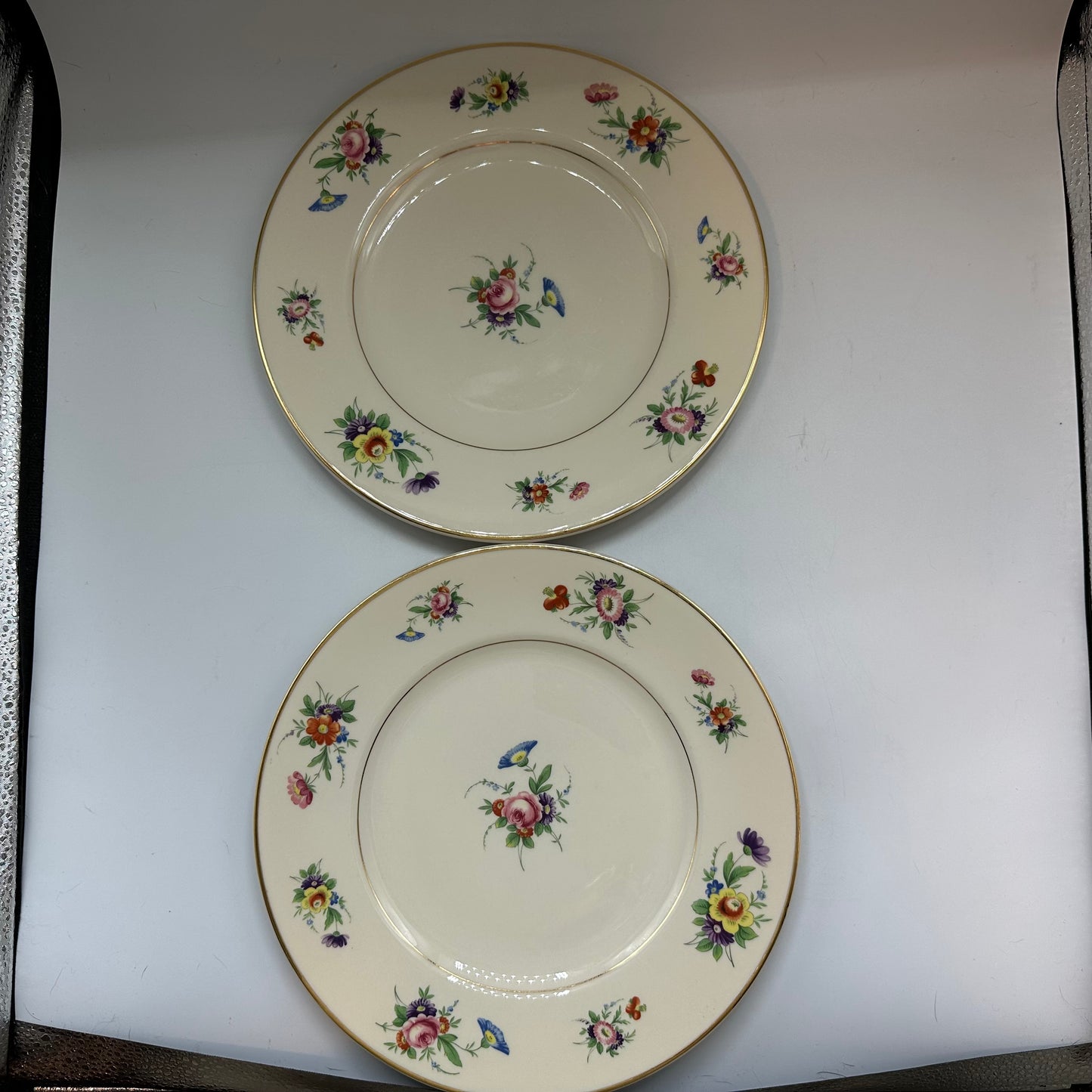 Syracuse China Selma Old Ivory Dinner Plates, Set of 5
