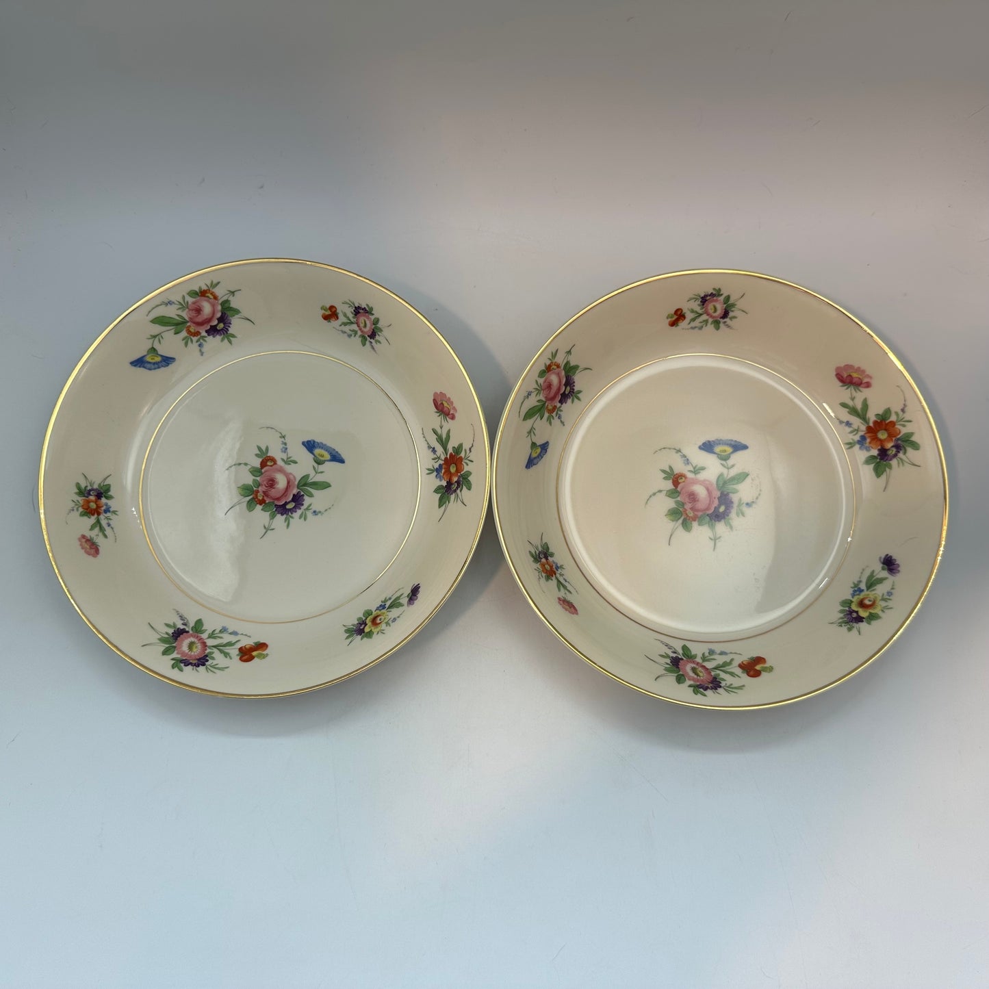 Syracuse China Selma Old Ivory Sauce Bowls, Set of 2