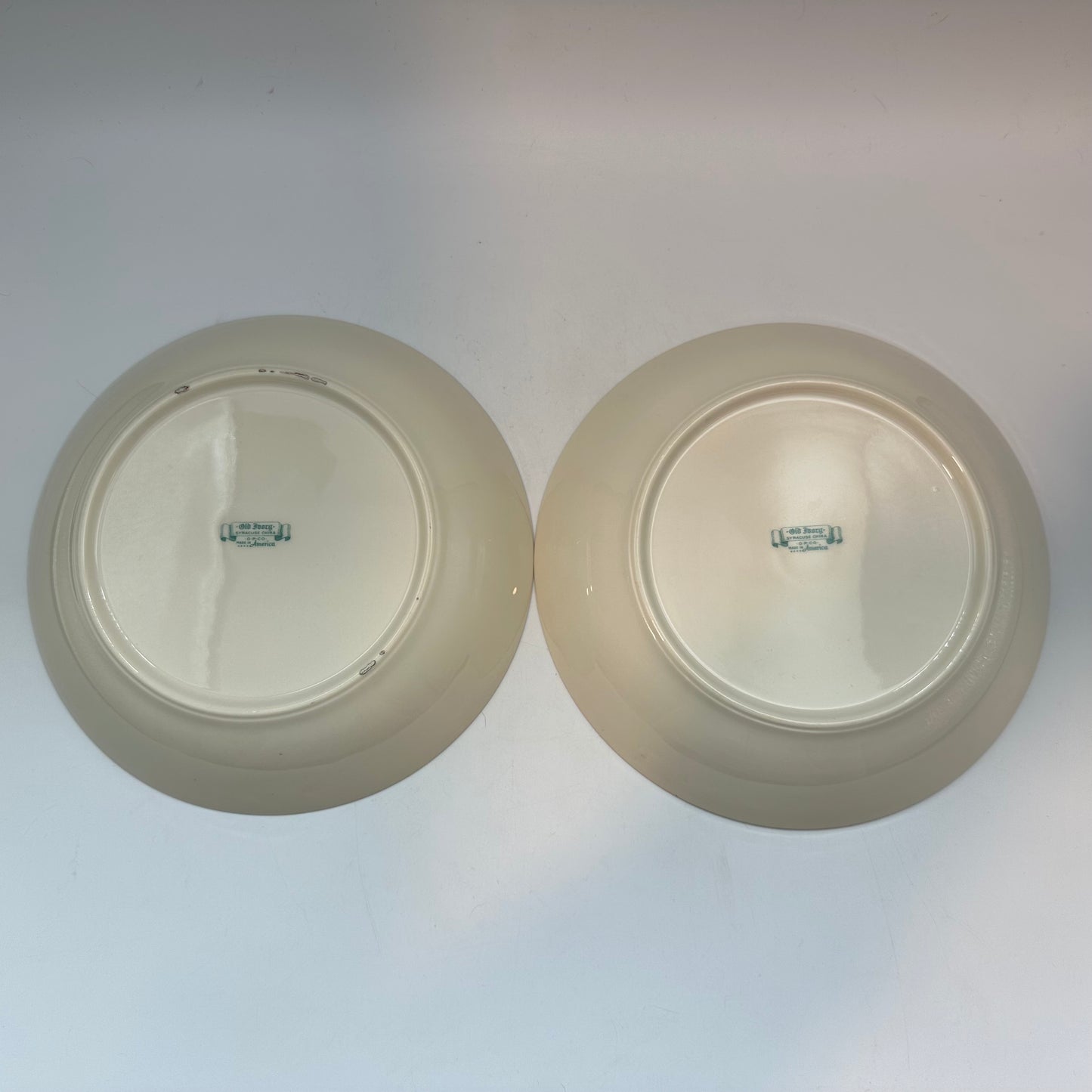 Syracuse China Selma Old Ivory Sauce Bowls, Set of 2