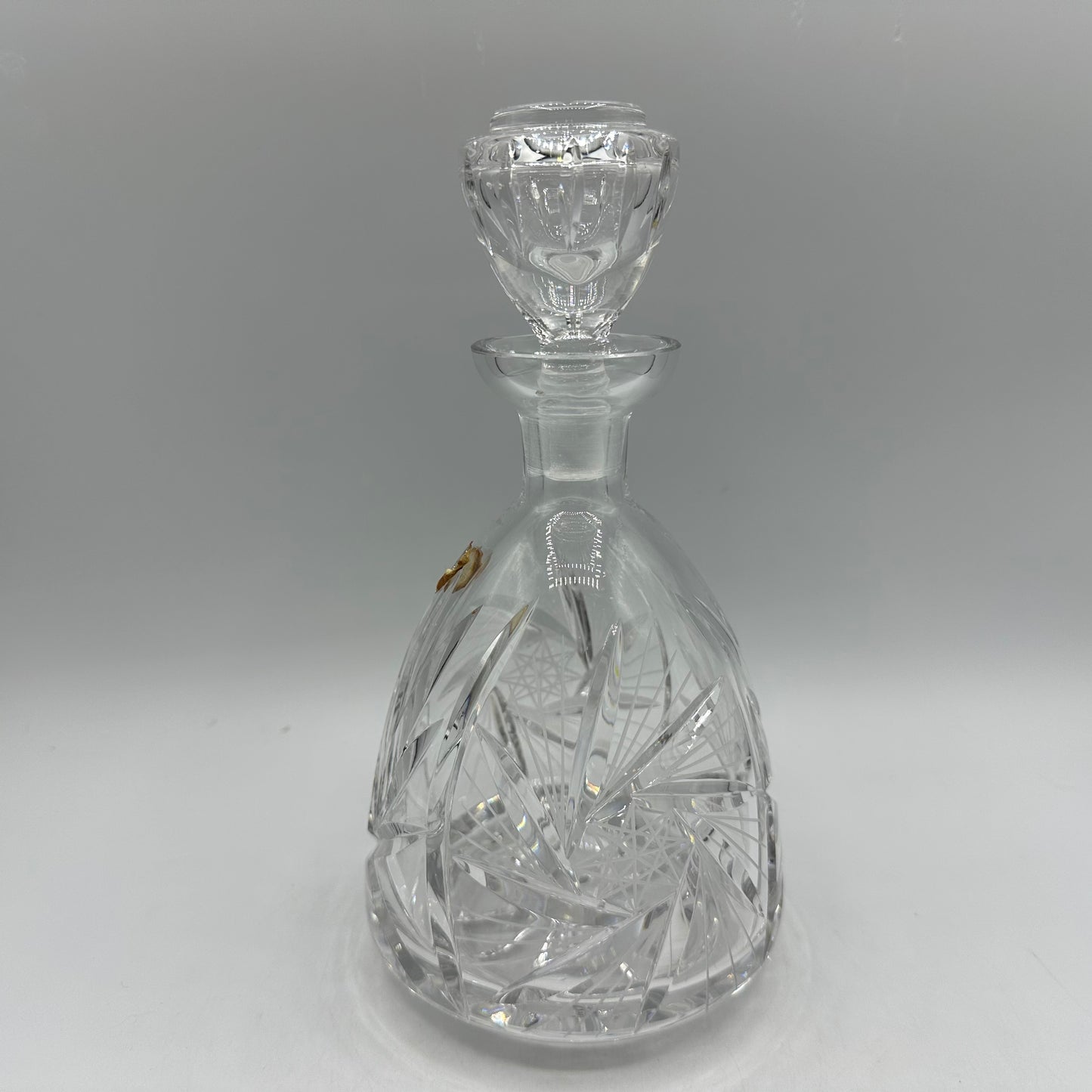 Cut Lead Crystal Decanter with Original Stopper