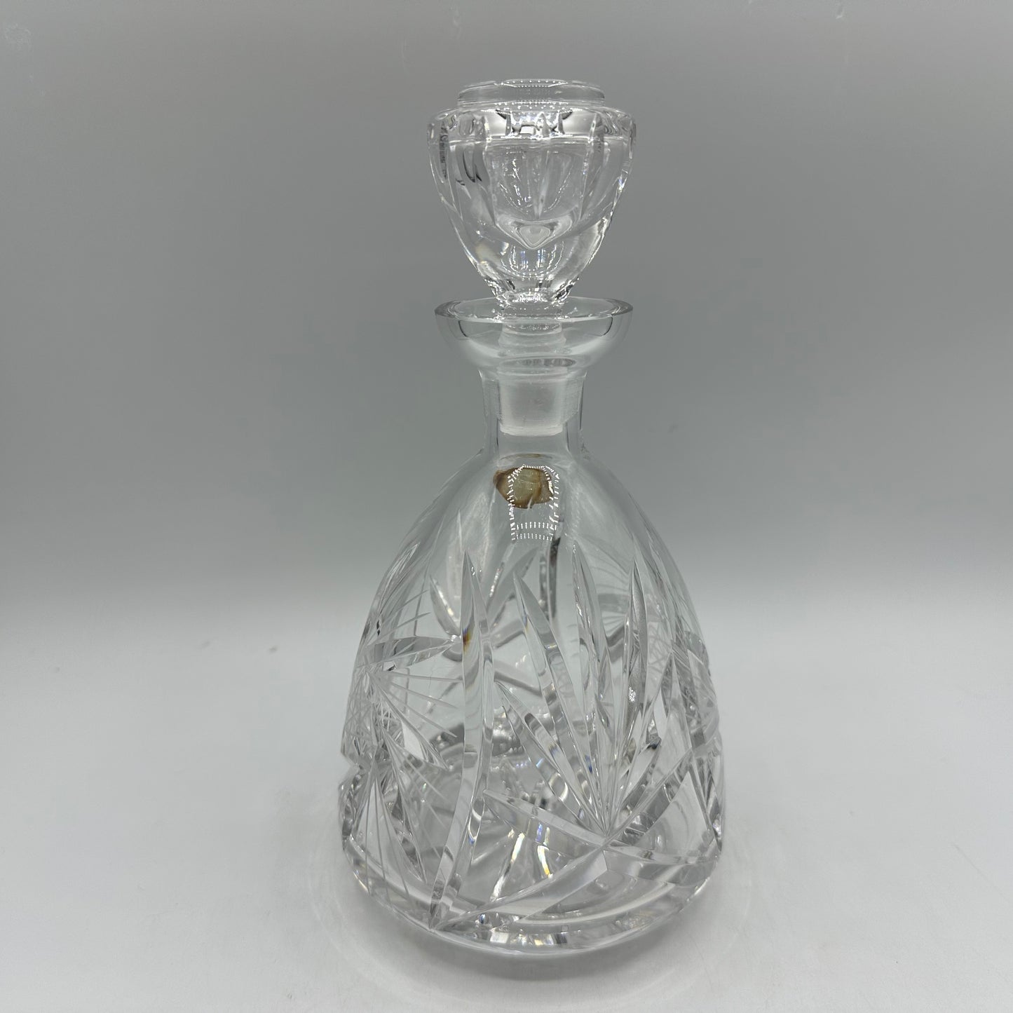 Cut Lead Crystal Decanter with Original Stopper