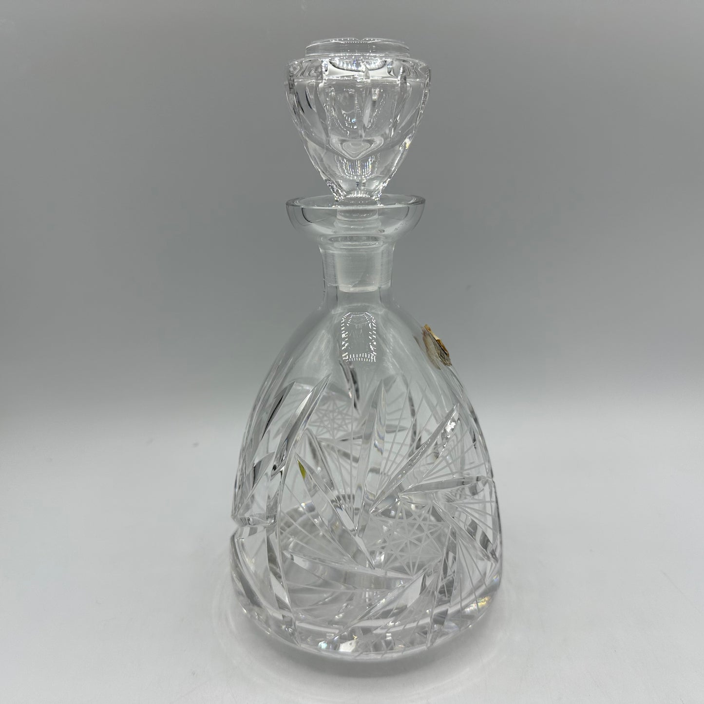 Cut Lead Crystal Decanter with Original Stopper