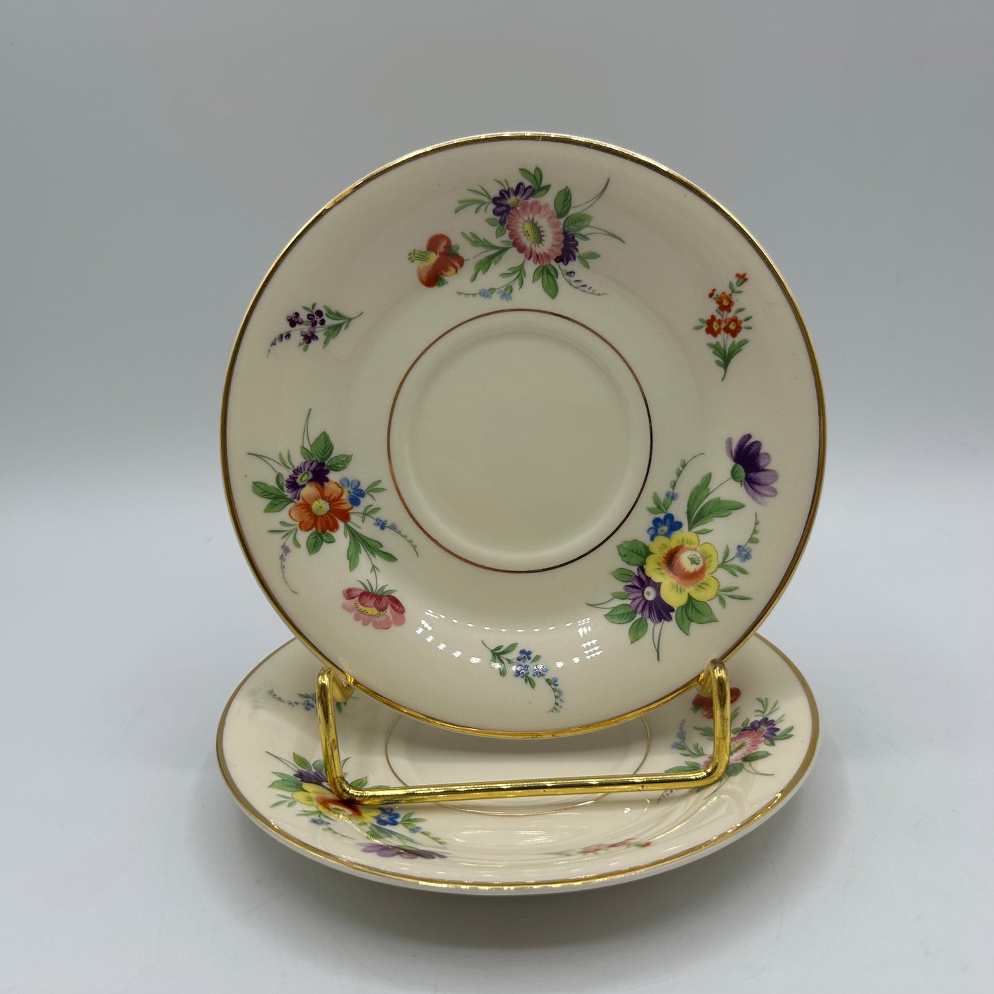 Syracuse China Selma Old Ivory- saucers only, set of 2