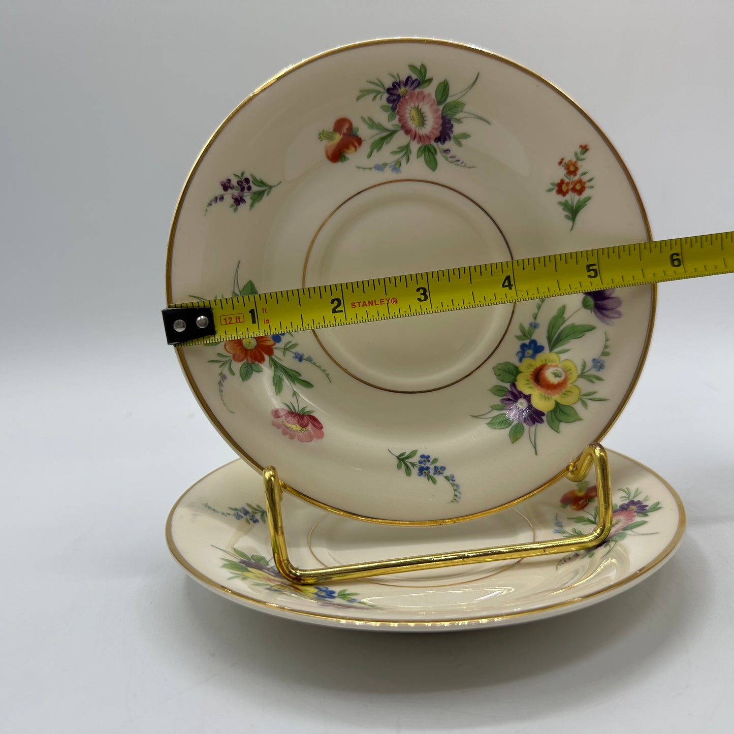 Syracuse China Selma Old Ivory- saucers only, set of 2