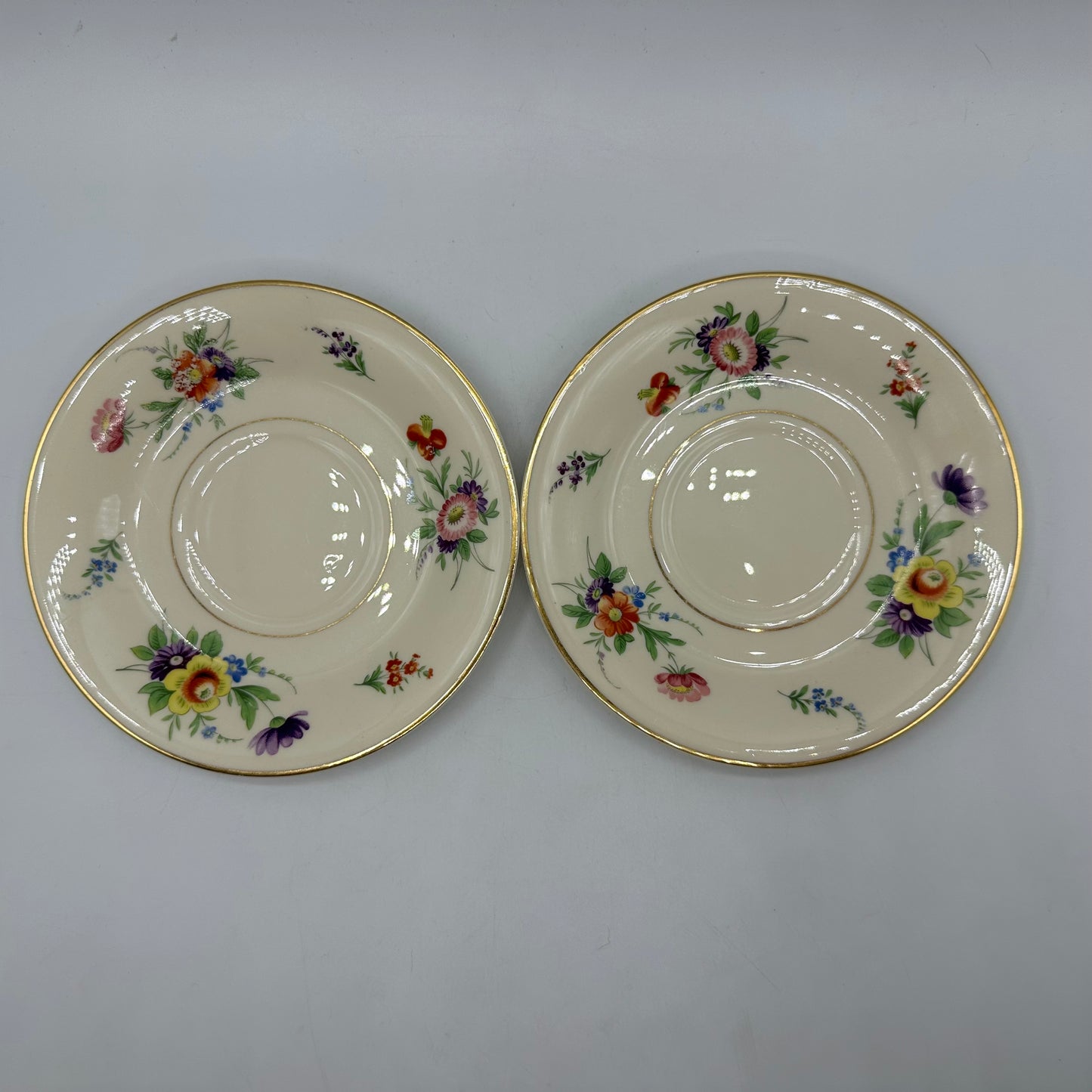 Syracuse China Selma Old Ivory- saucers only, set of 2