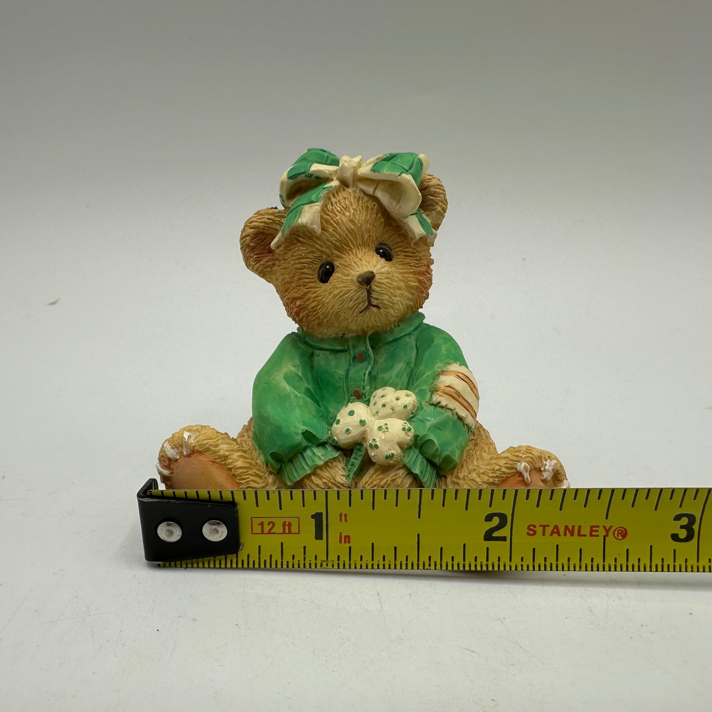 Cherished Teddies Figurine Kathleen "Luck Found Me A Friend In You"