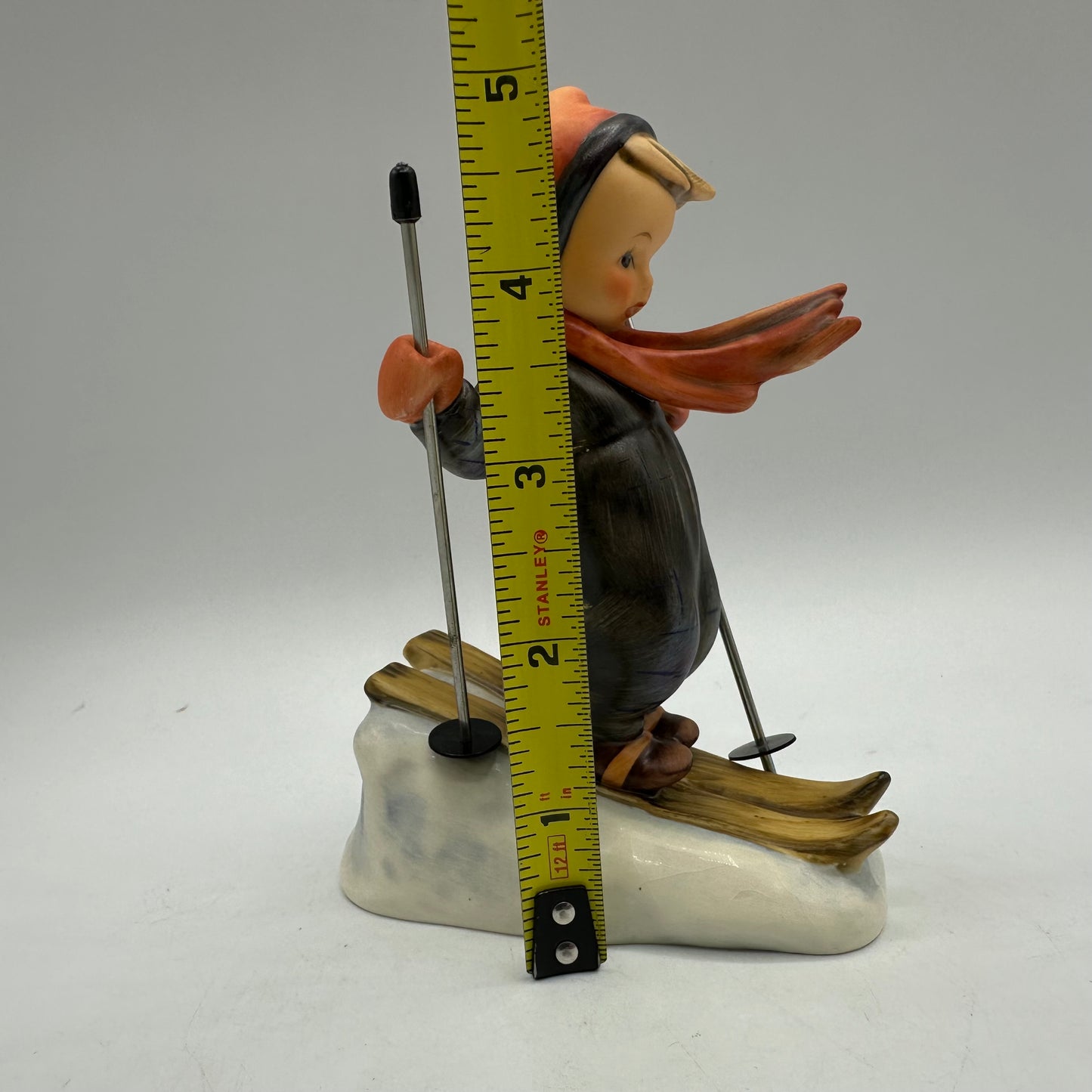 Goebel Hummel Figurine "Skier" With Metal Poles TMK-5